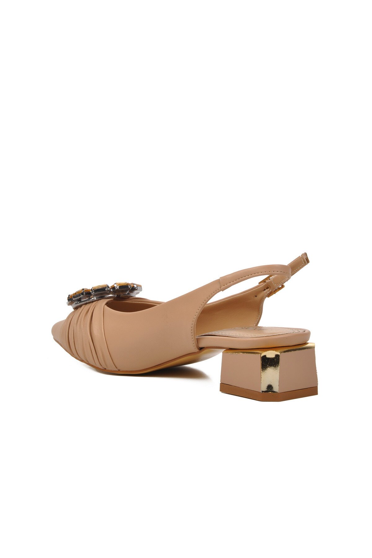 Ayakmod Bej Kadın Abiye Ayakkabı