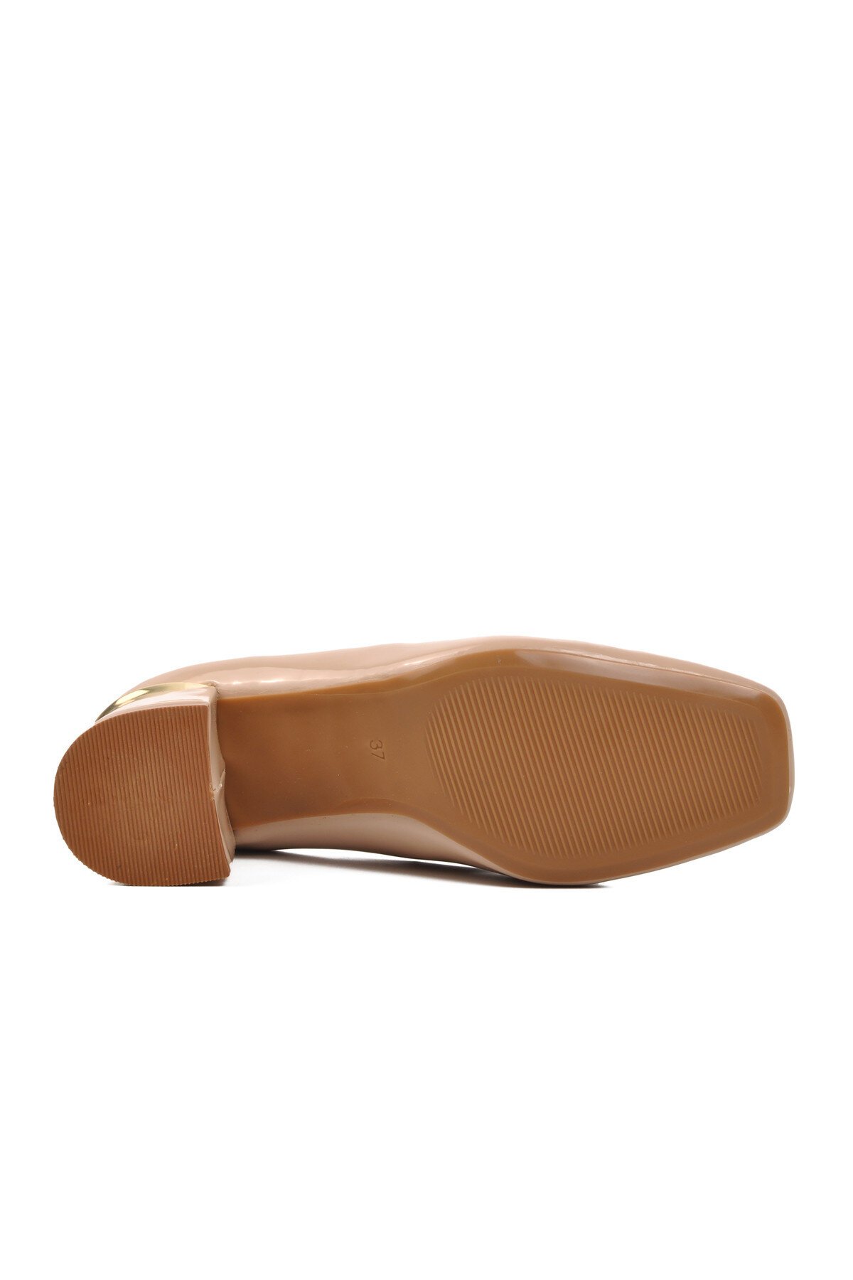 Ayakmod Bej Kadın Topuklu Ayakkabı