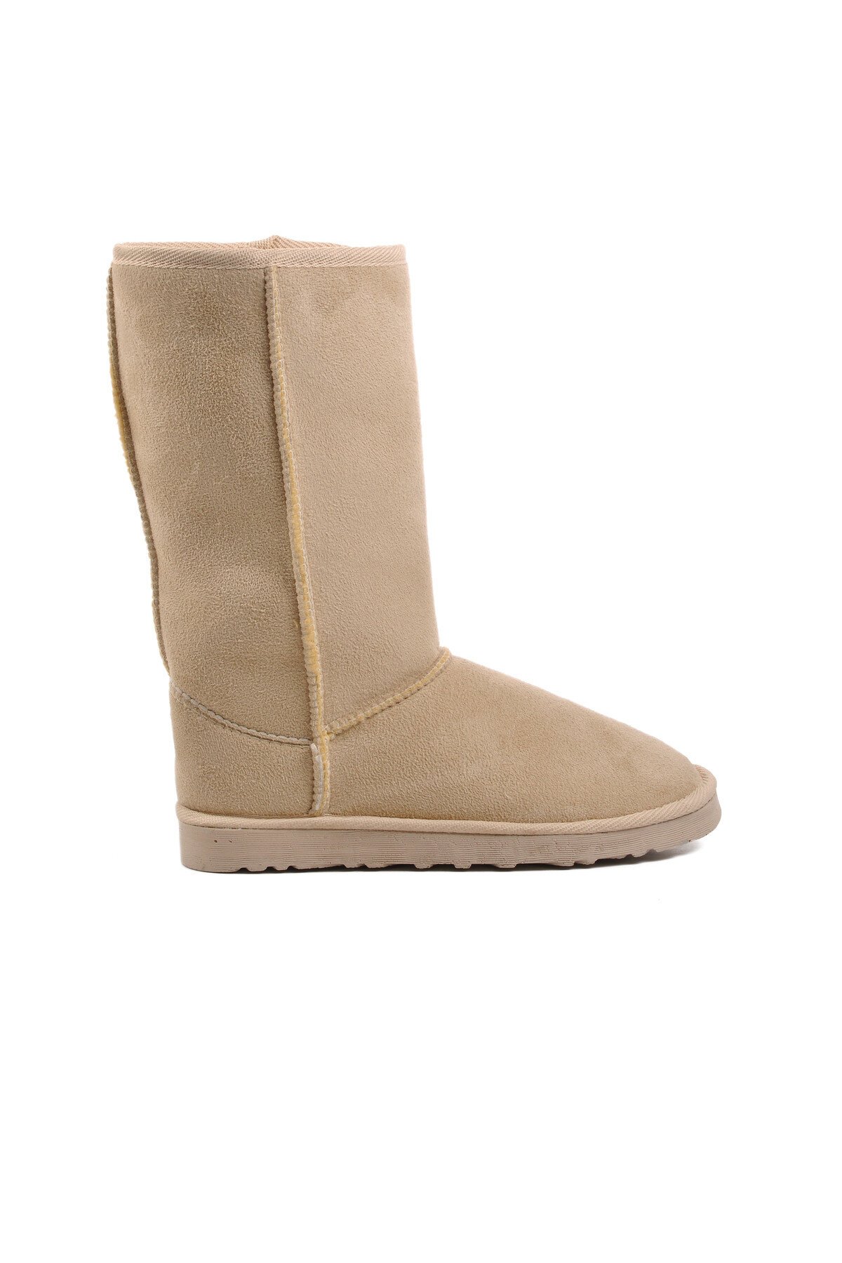 Ayakmod Bej Süet Kadın Bot