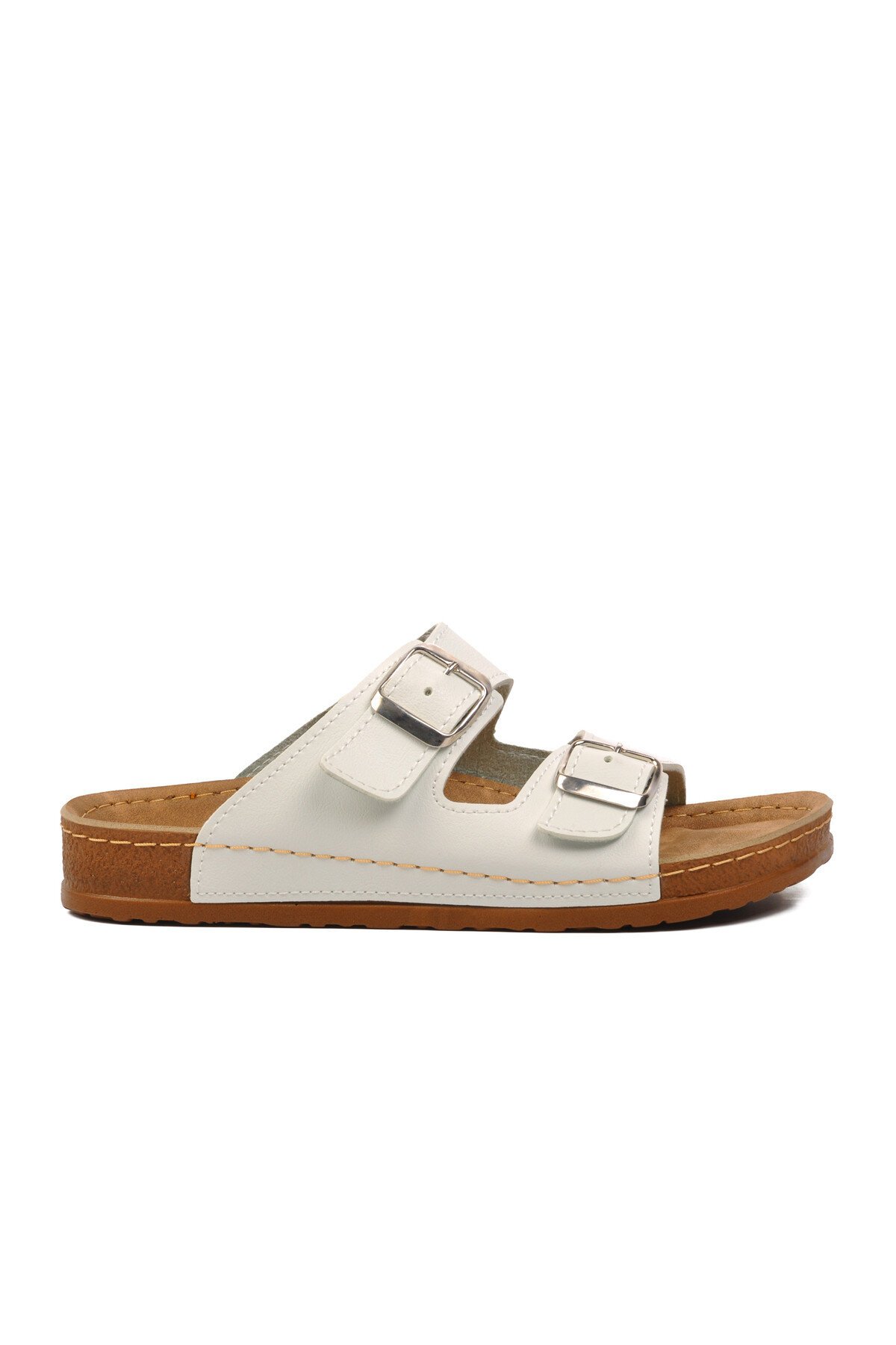 Beyaz Kadın Terlik 20-972 Z