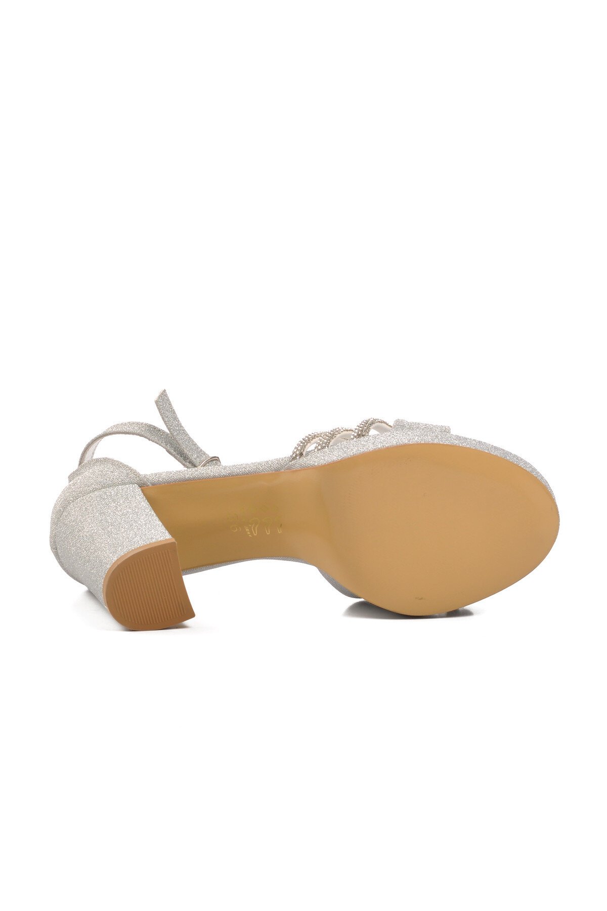 Ayakmod Gümüş Kadın Abiye Ayakkabı