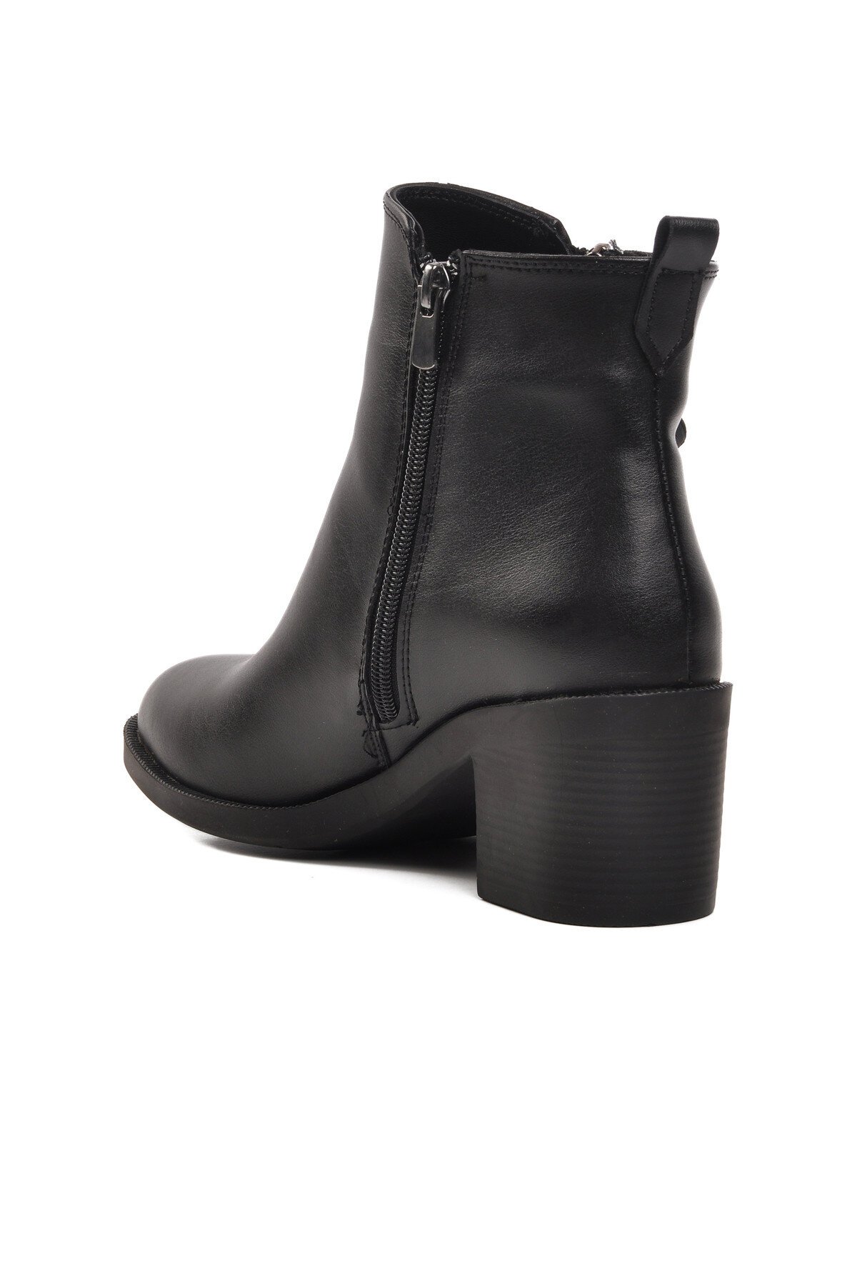 Ayakmod Siyah Cilt Kadın Bot