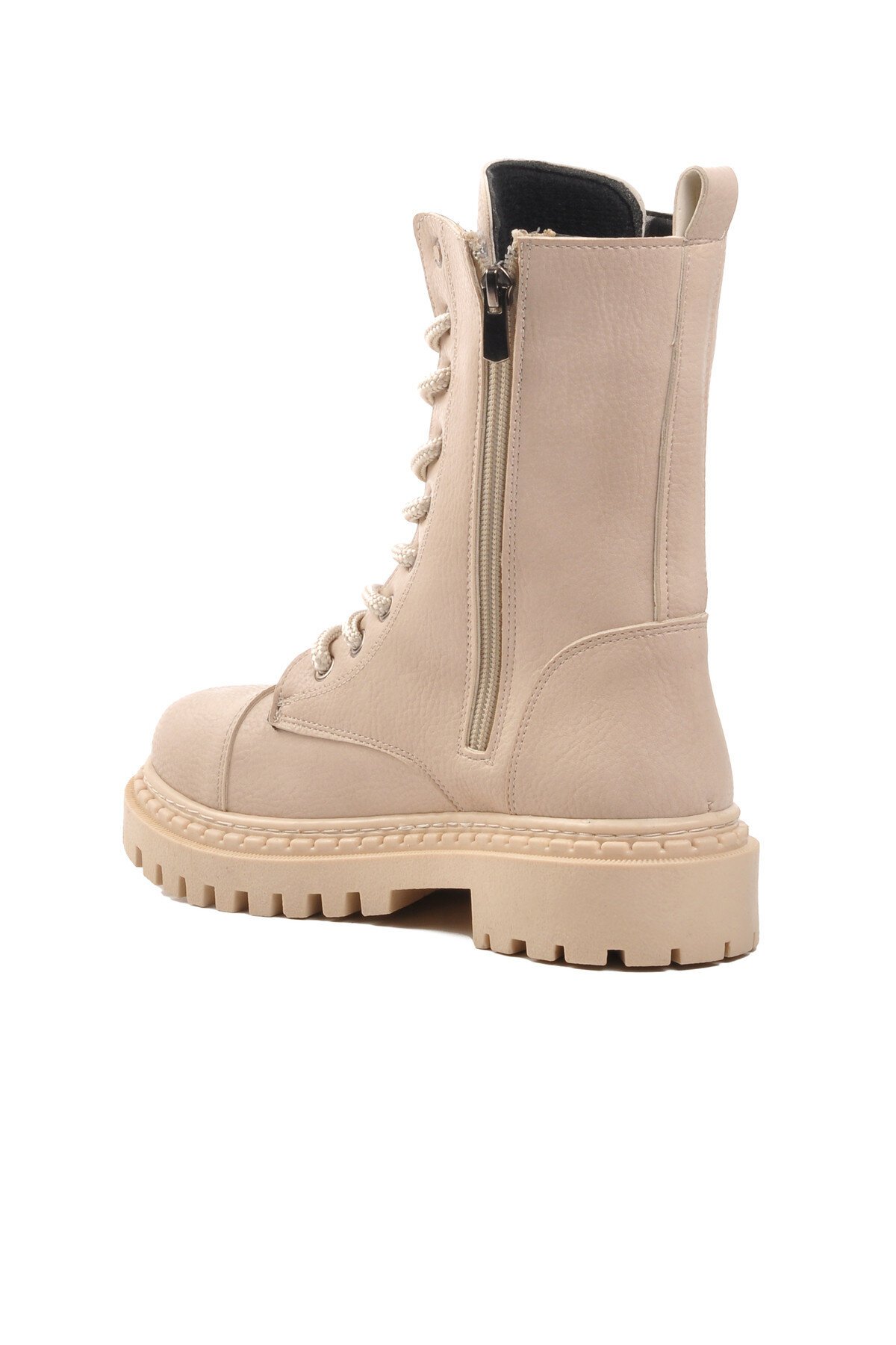 Ayakmod Bej Süet Kadın Bot