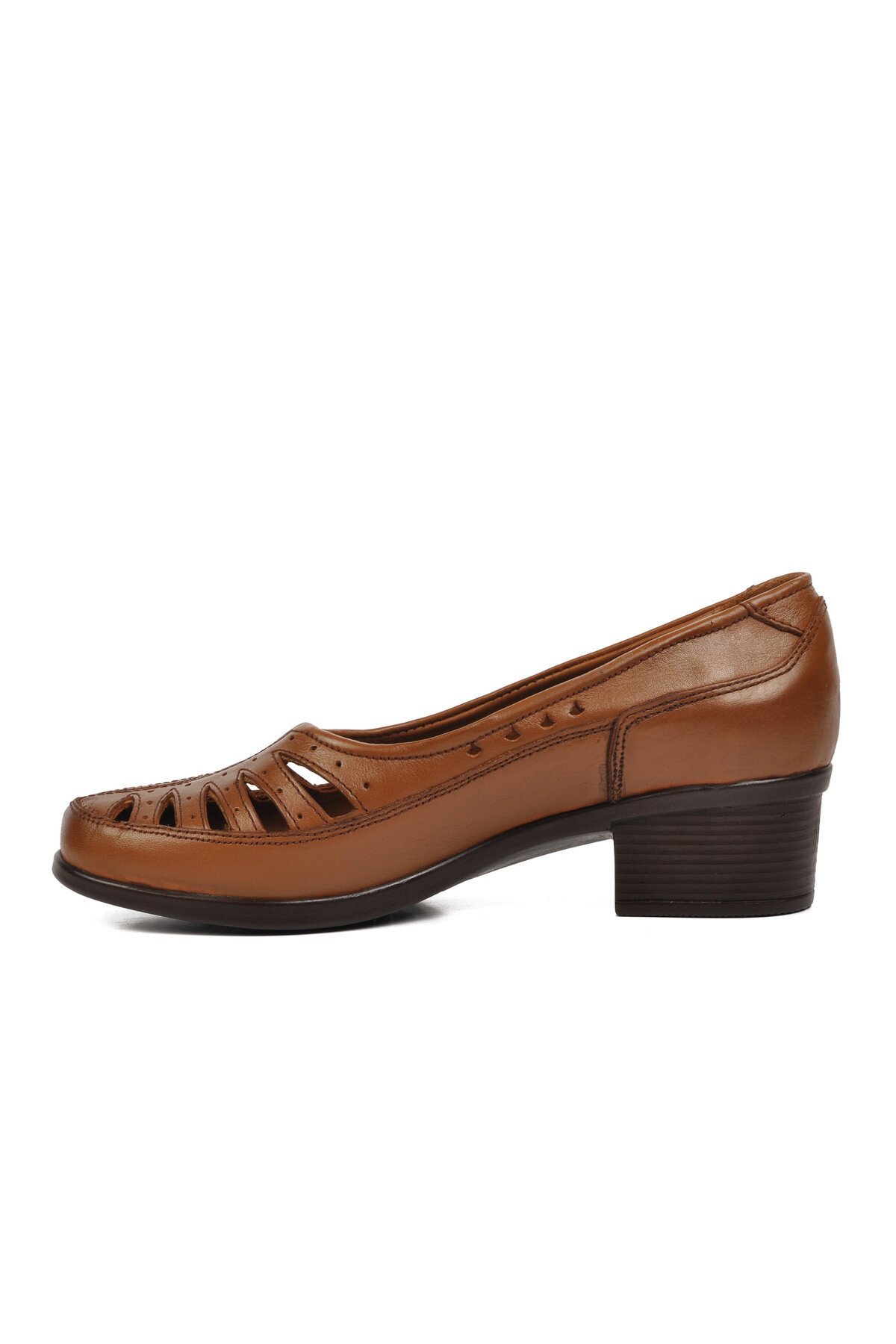 Ayakmod Taba Kadın Topuklu Ayakkabı