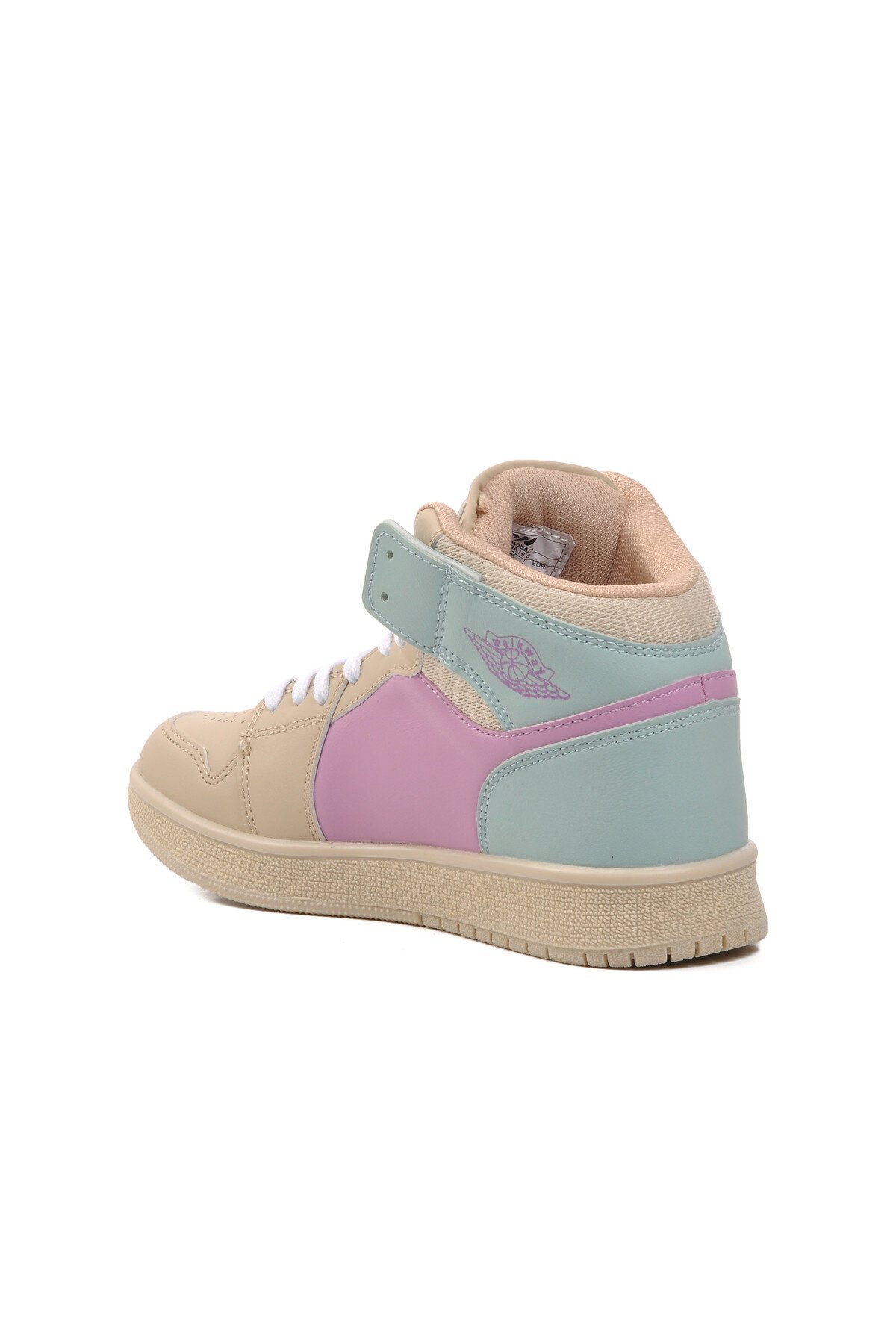 Walkway Bej-Lila-Yeşil Unisex Hi Sneaker