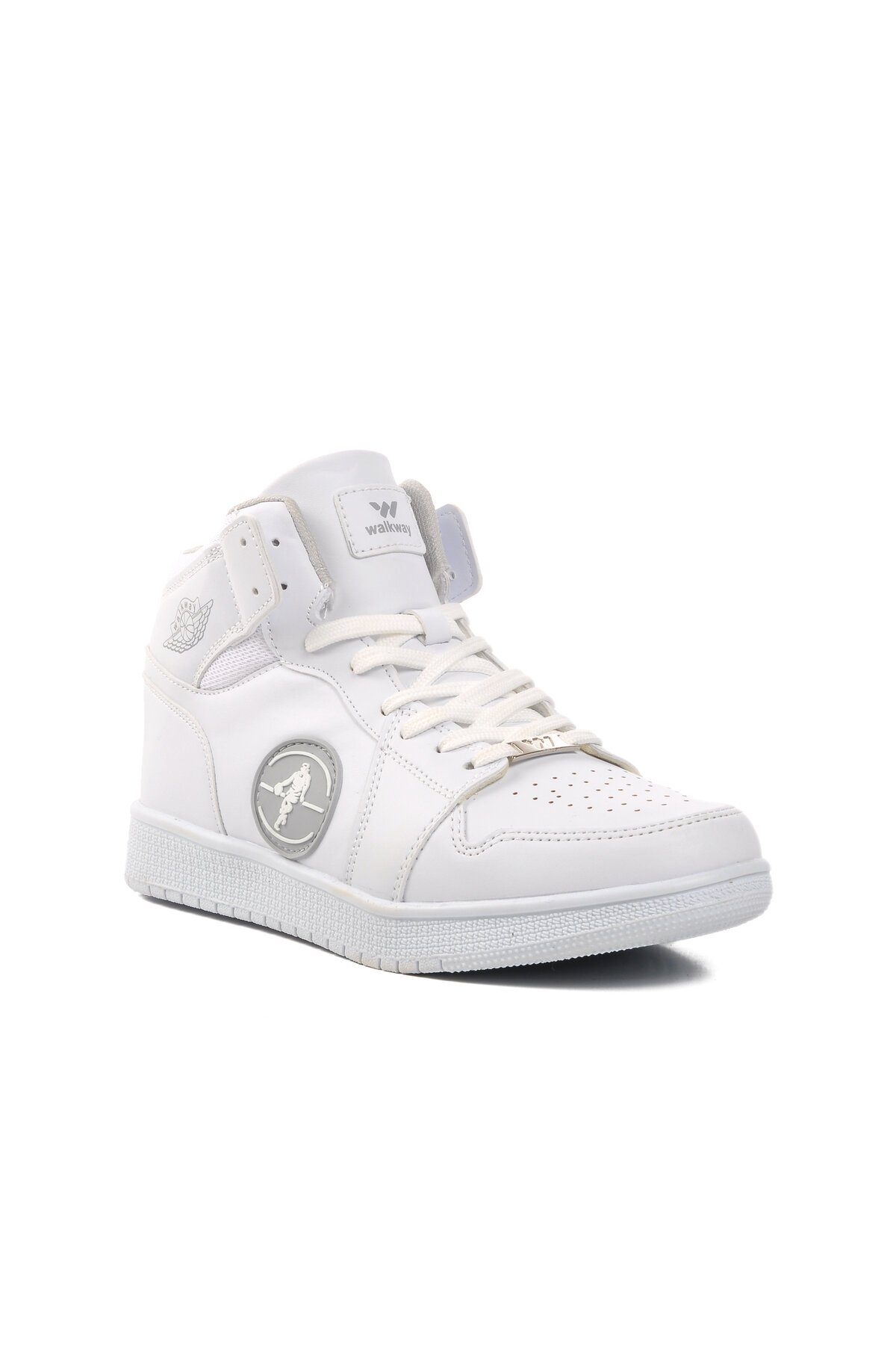 Walkway Beyaz-Beyaz Erkek Hi Sneaker