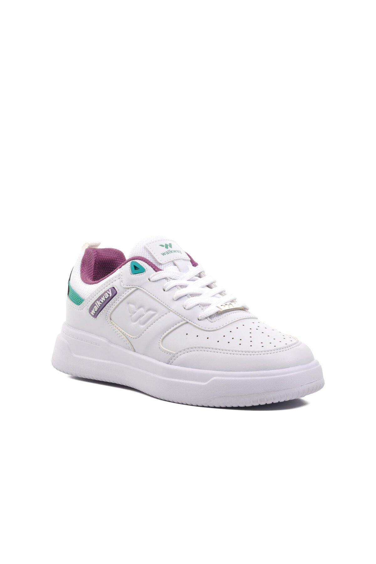 Walkway Beyaz-Mor Unisex Sneaker