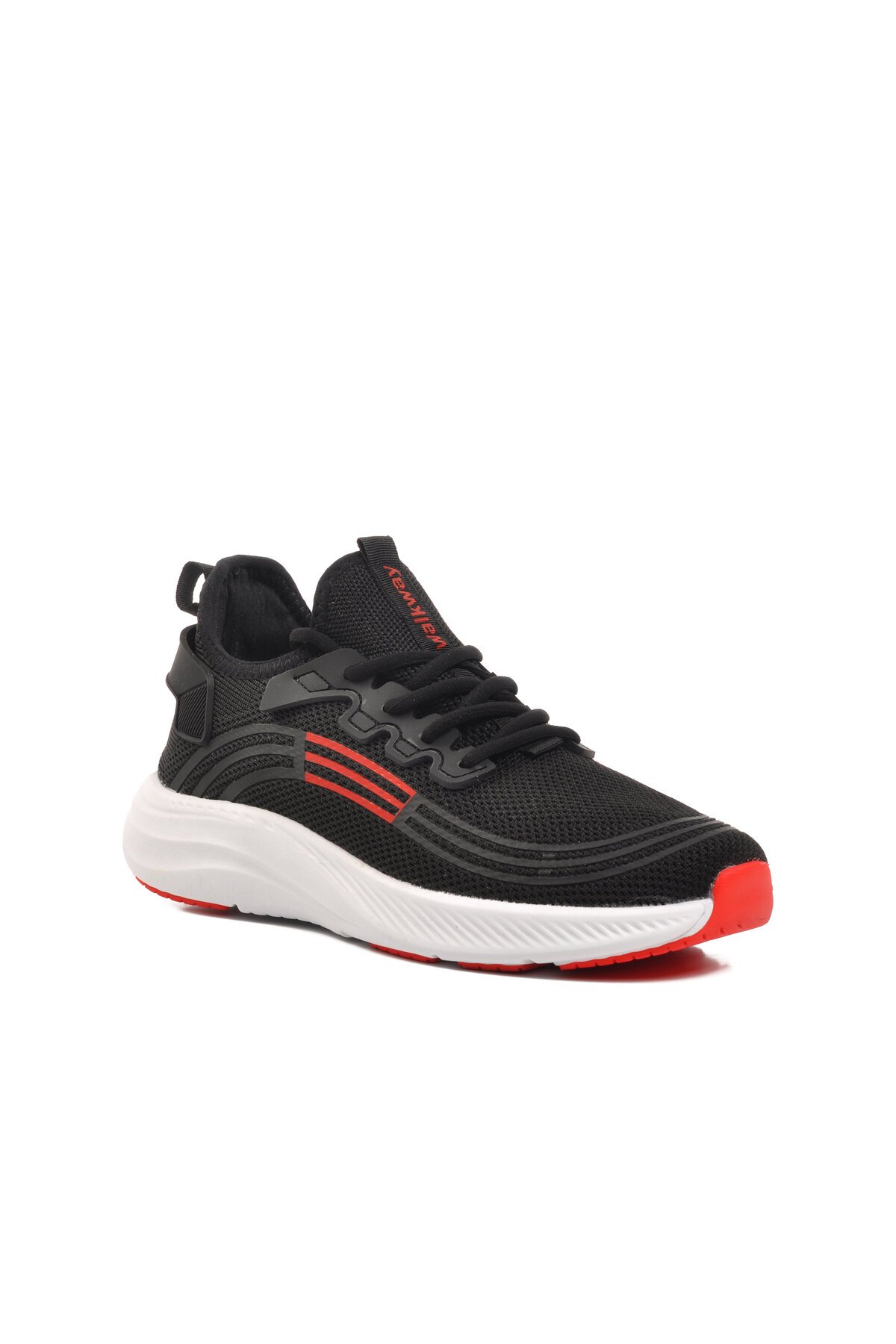 Walkway Siyah-Beyaz-Kırmızı Erkek Spor Ayakkabı