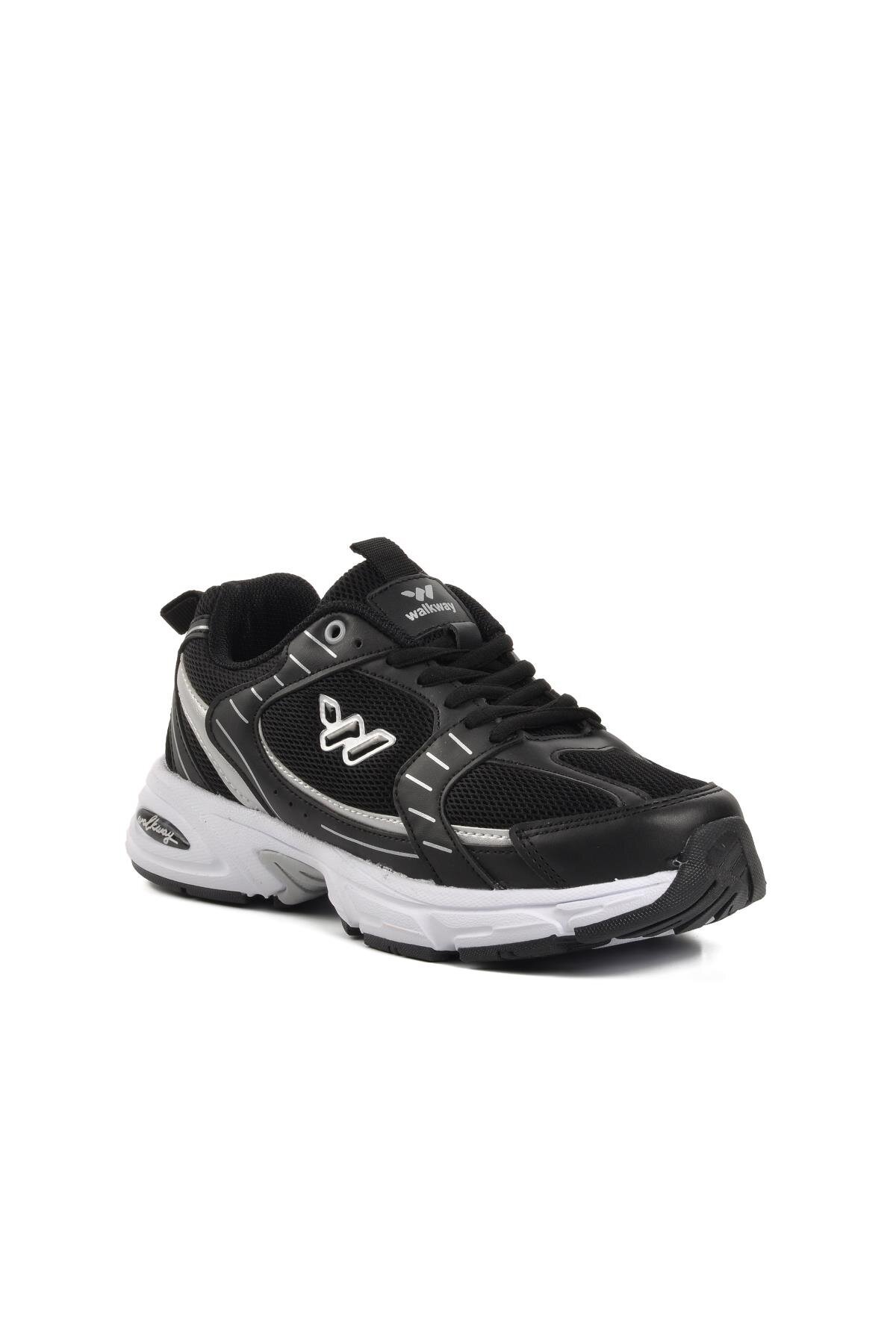 Walkway Siyah-Beyaz Unisex Spor Ayakkabı