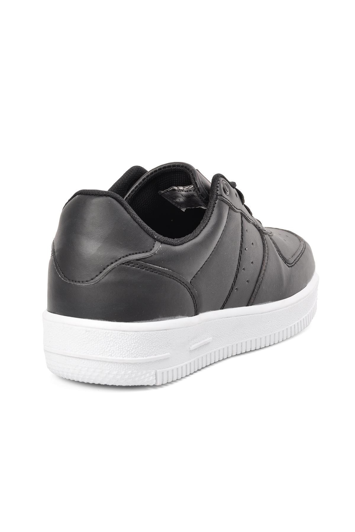 Walkway Siyah-Beyaz Unisex Spor Ayakkabı