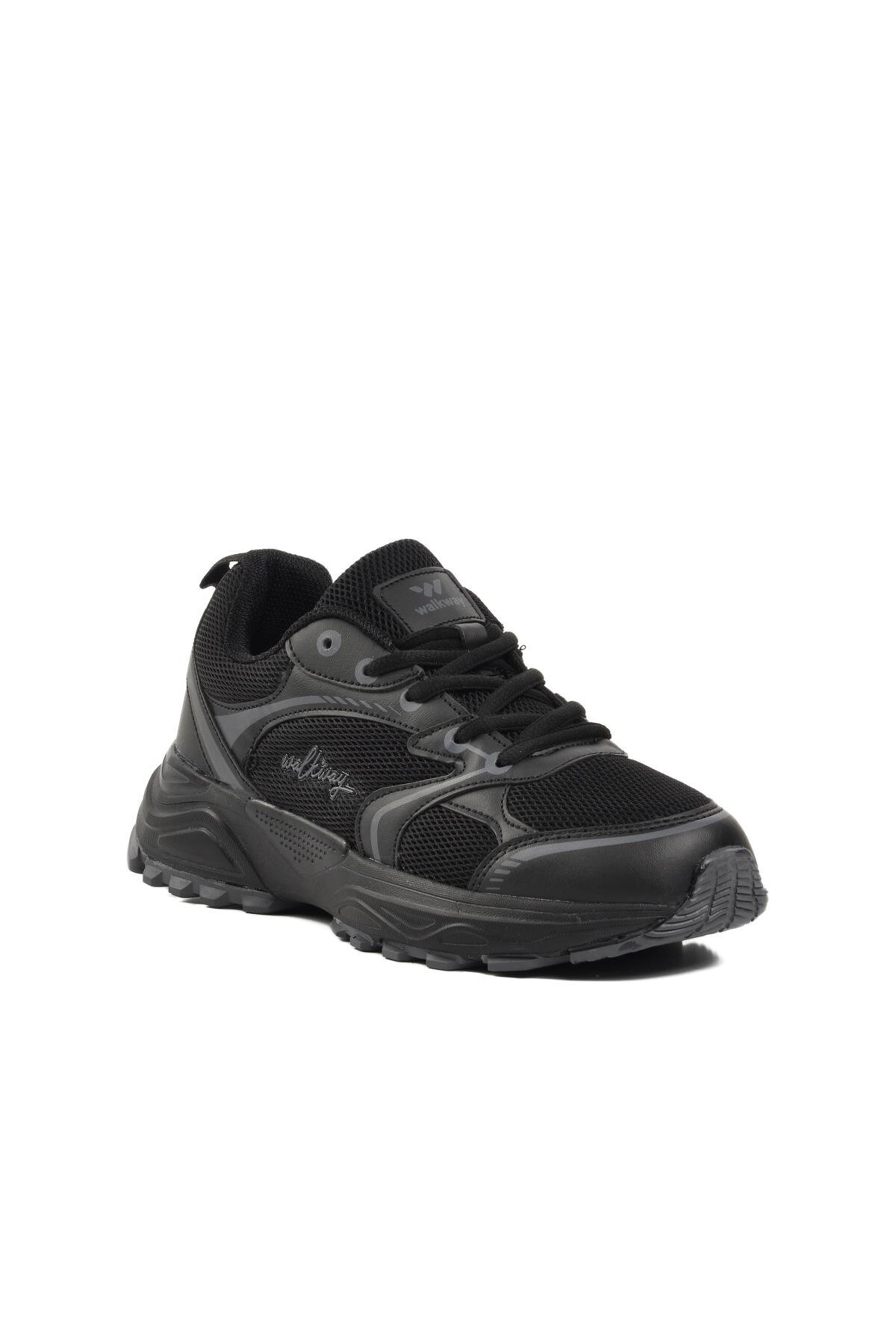 Walkway Siyah-Füme Unisex Spor Ayakkabı