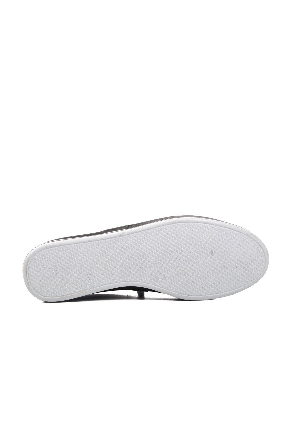 Ayakmod Siyah-Beyaz Hakiki Deri Kadın Günlük Ayakkabı DAR KALIP