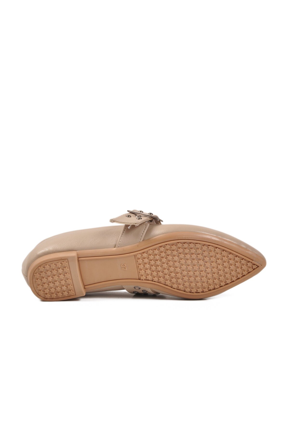Bej Cilt Hafif Kadın Günlük Ayakkabı 209166 Z