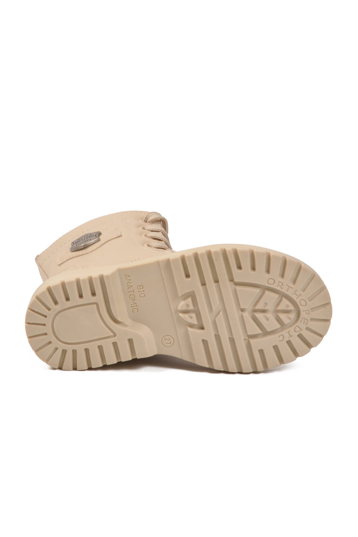 Bej İçi Polarlı Çocuk Bot Geniş Kalıp 24028 P