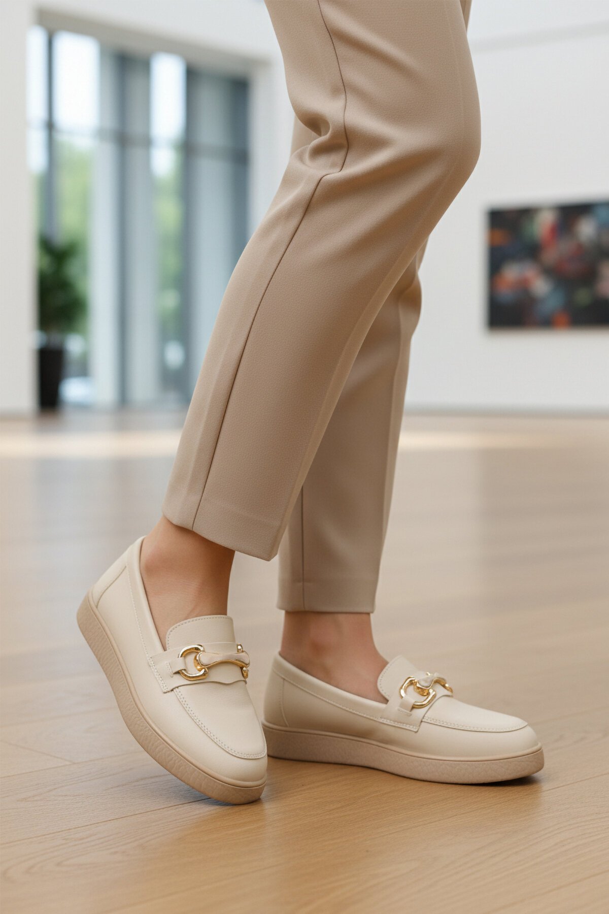 Bej Hafif Kadın Babet B-04 Z