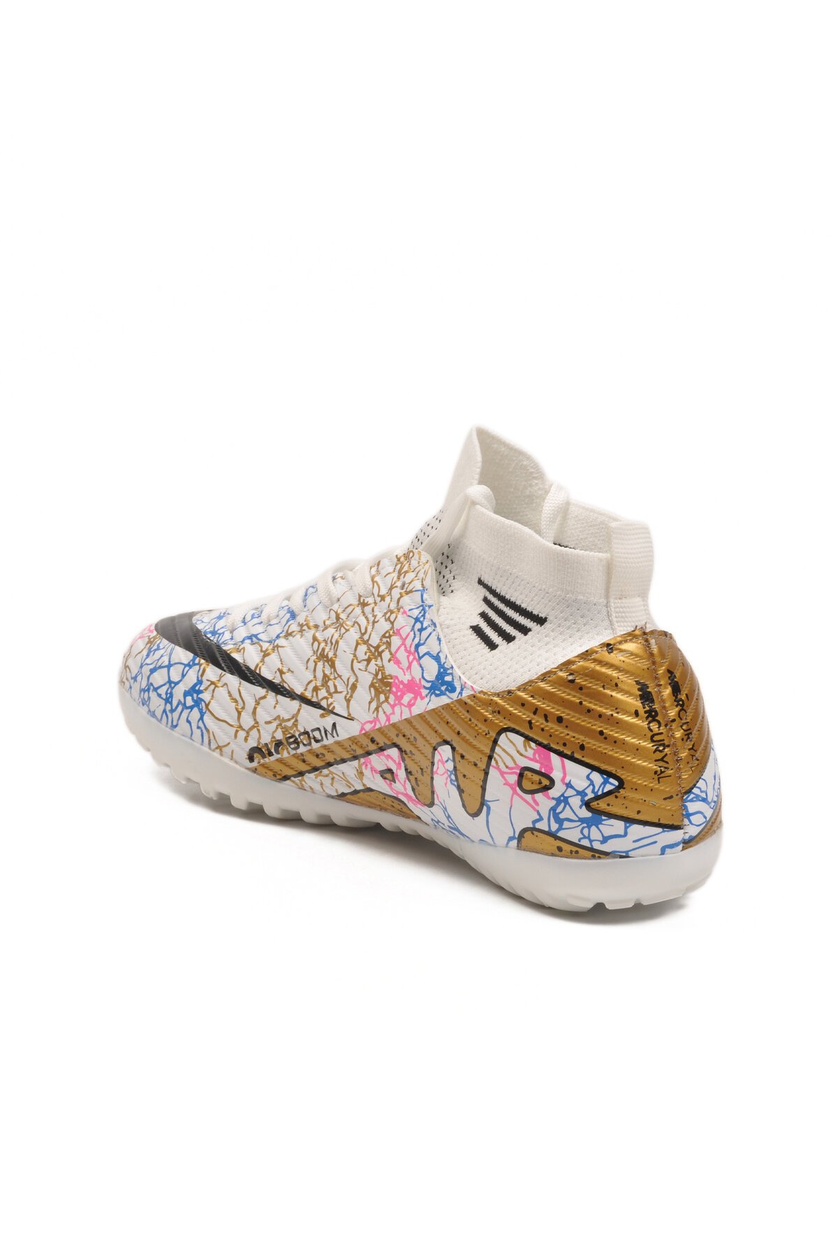 Beyaz-Altın Erkek Halı Saha Ayakkabısı Air 565 M