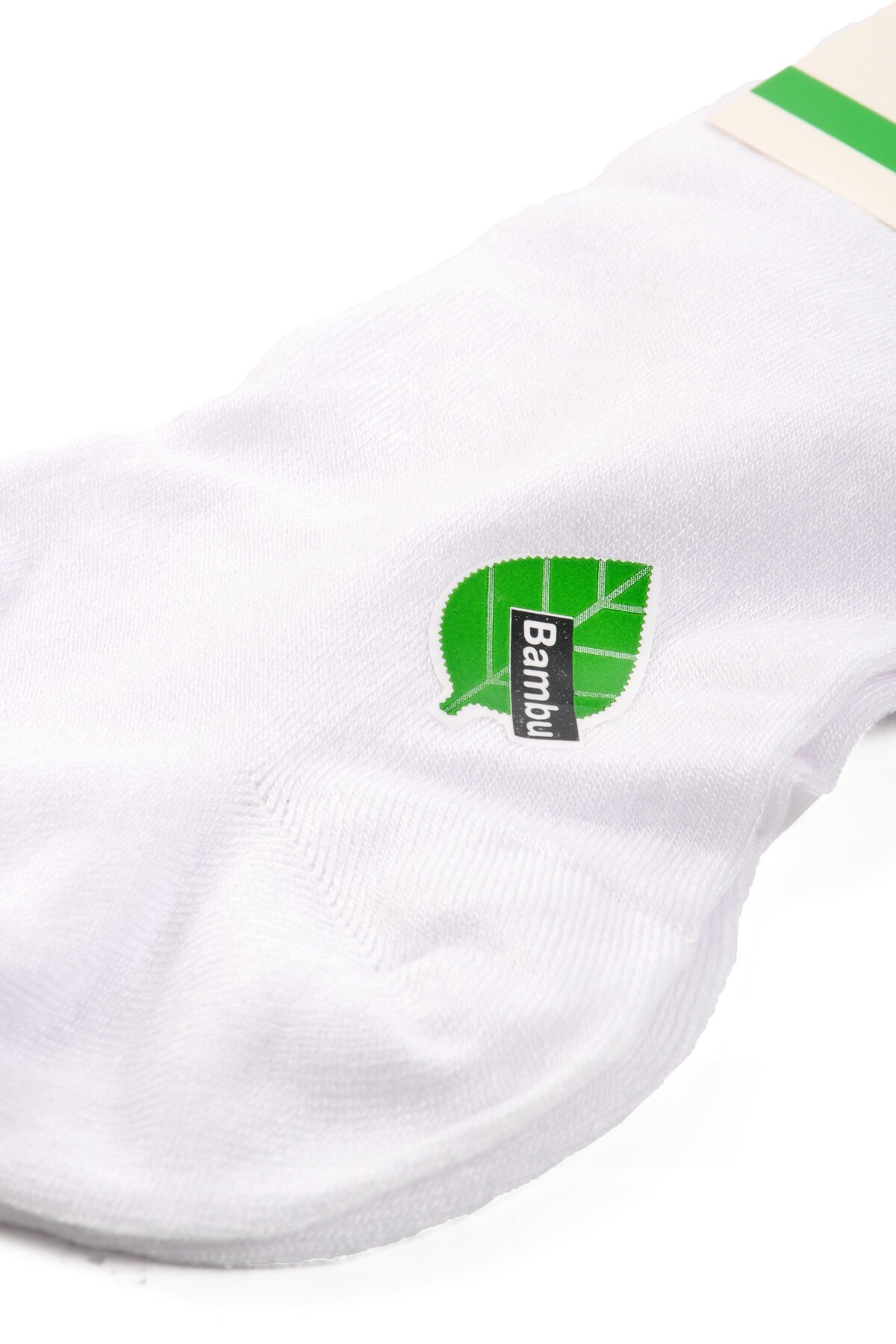 Beyaz Bambu Unisex Çorap