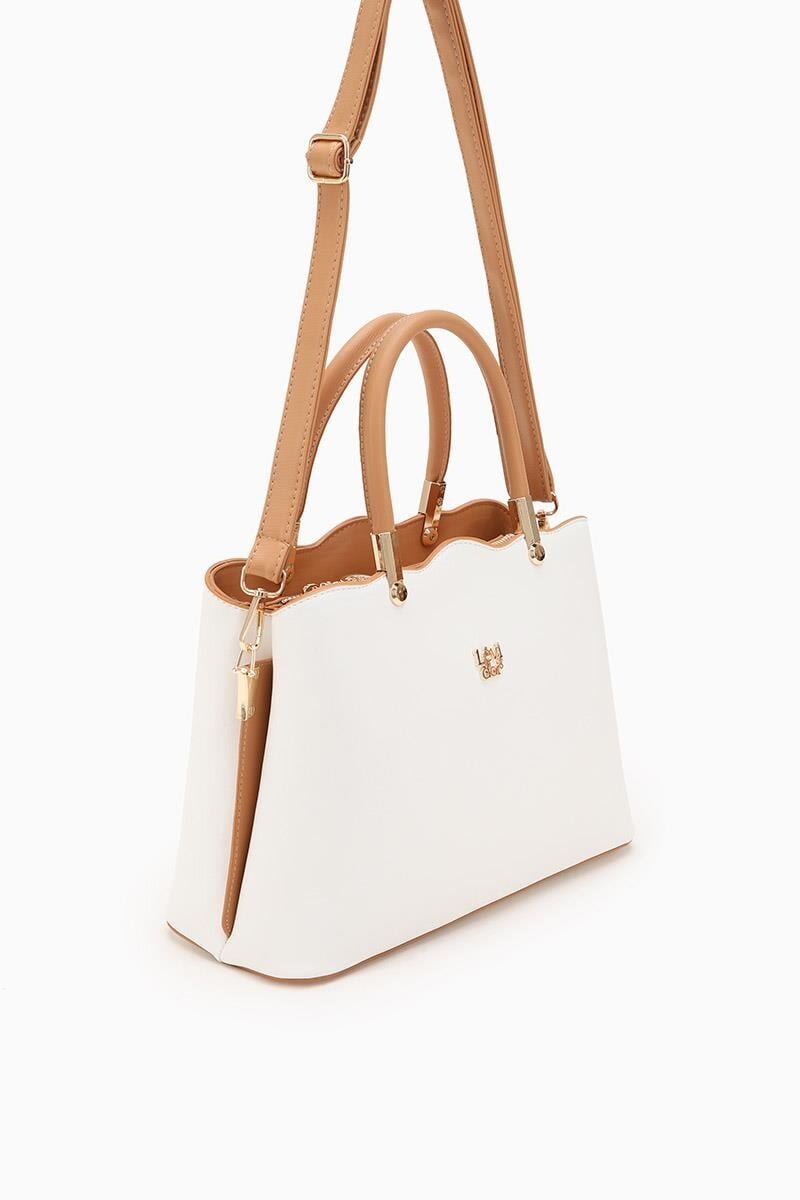 Beyaz Kadın El Ve Omuz Çantası 930065