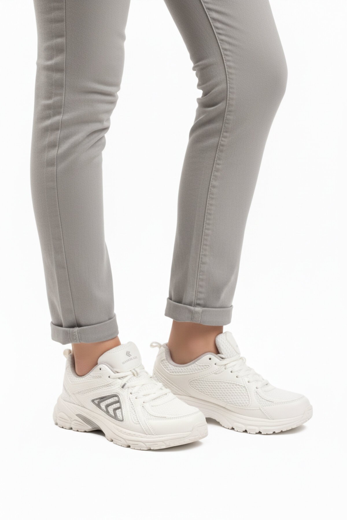 Beyaz Fileli Comfort Taban Unisex Spor Ayakkabı 101 25029 Dipper G