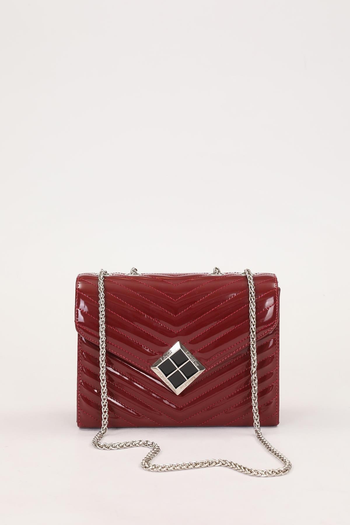 Bordo Rugan  Kadın Omuz Çantası 930076 Çanta