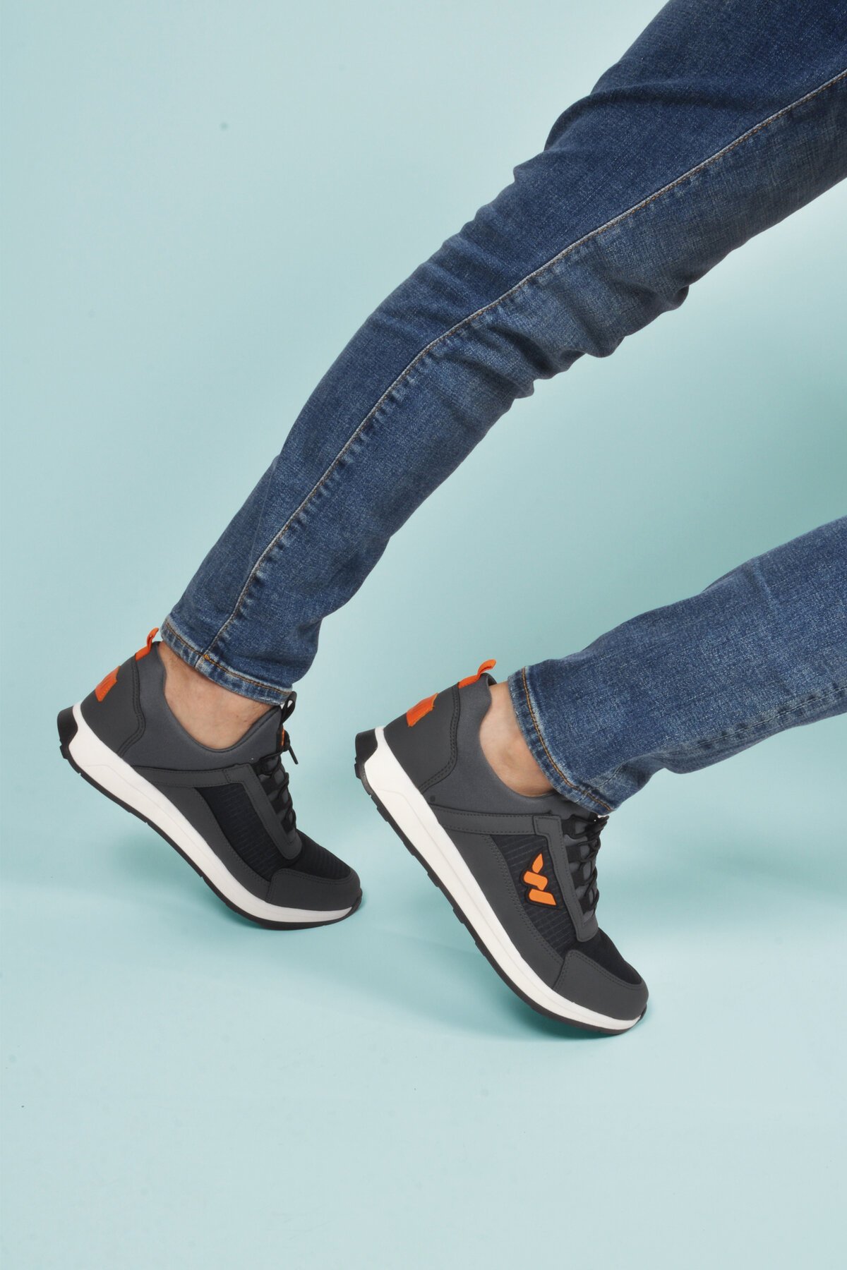 Füme Kilit Bağcıklı Erkek Spor Ayakkabı Apollo 166 M