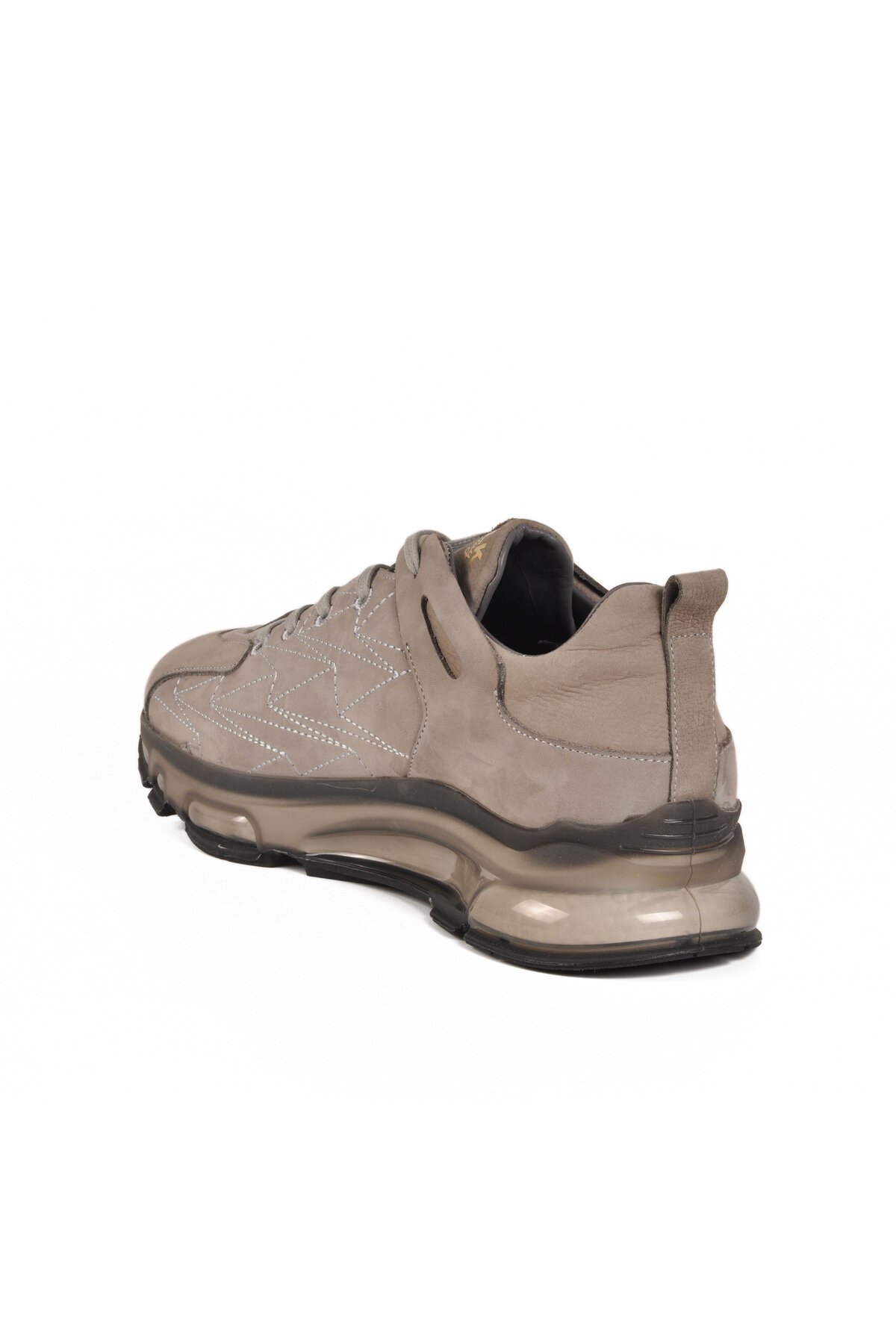 Gri Hakiki Deri Erkek Spor Ayakkabı 2623 M