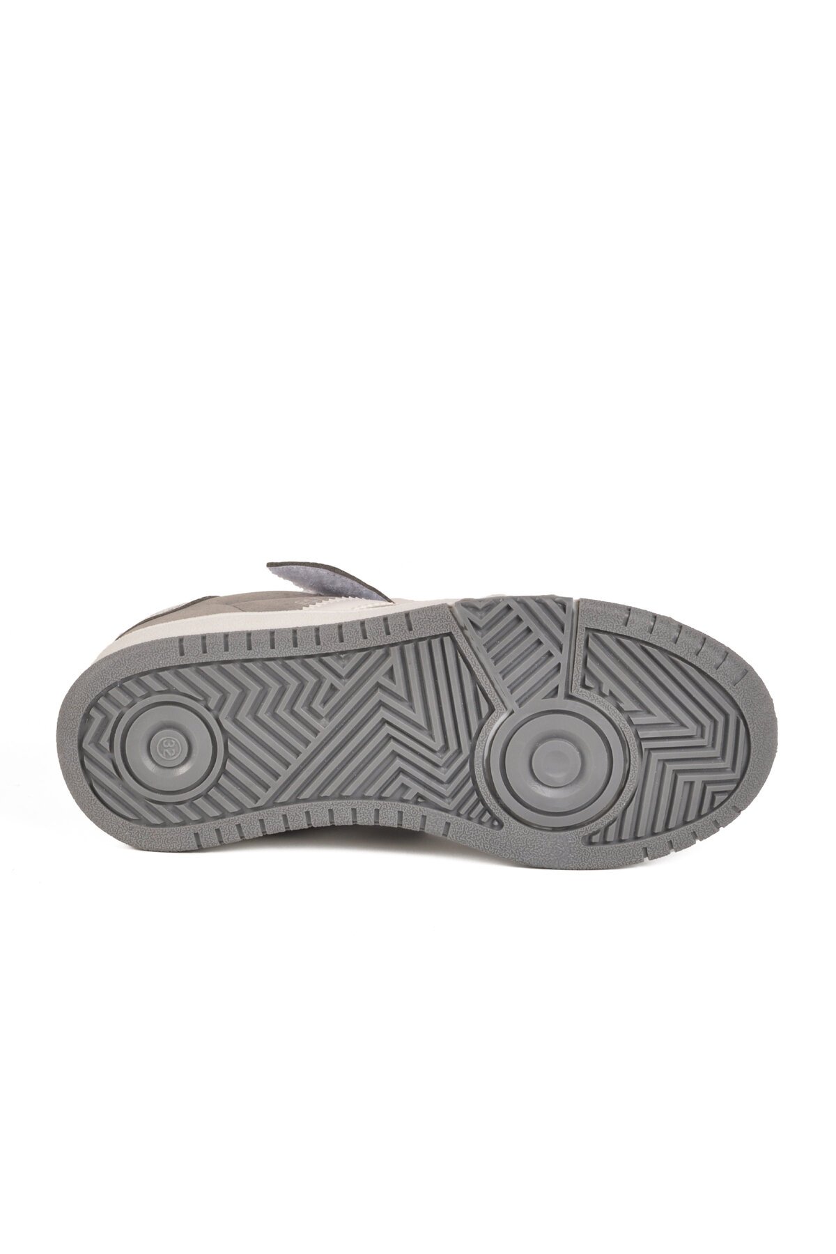 Gri Nubuk Hafif Cırtlı Çocuk Spor Ayakkabı Cooper F