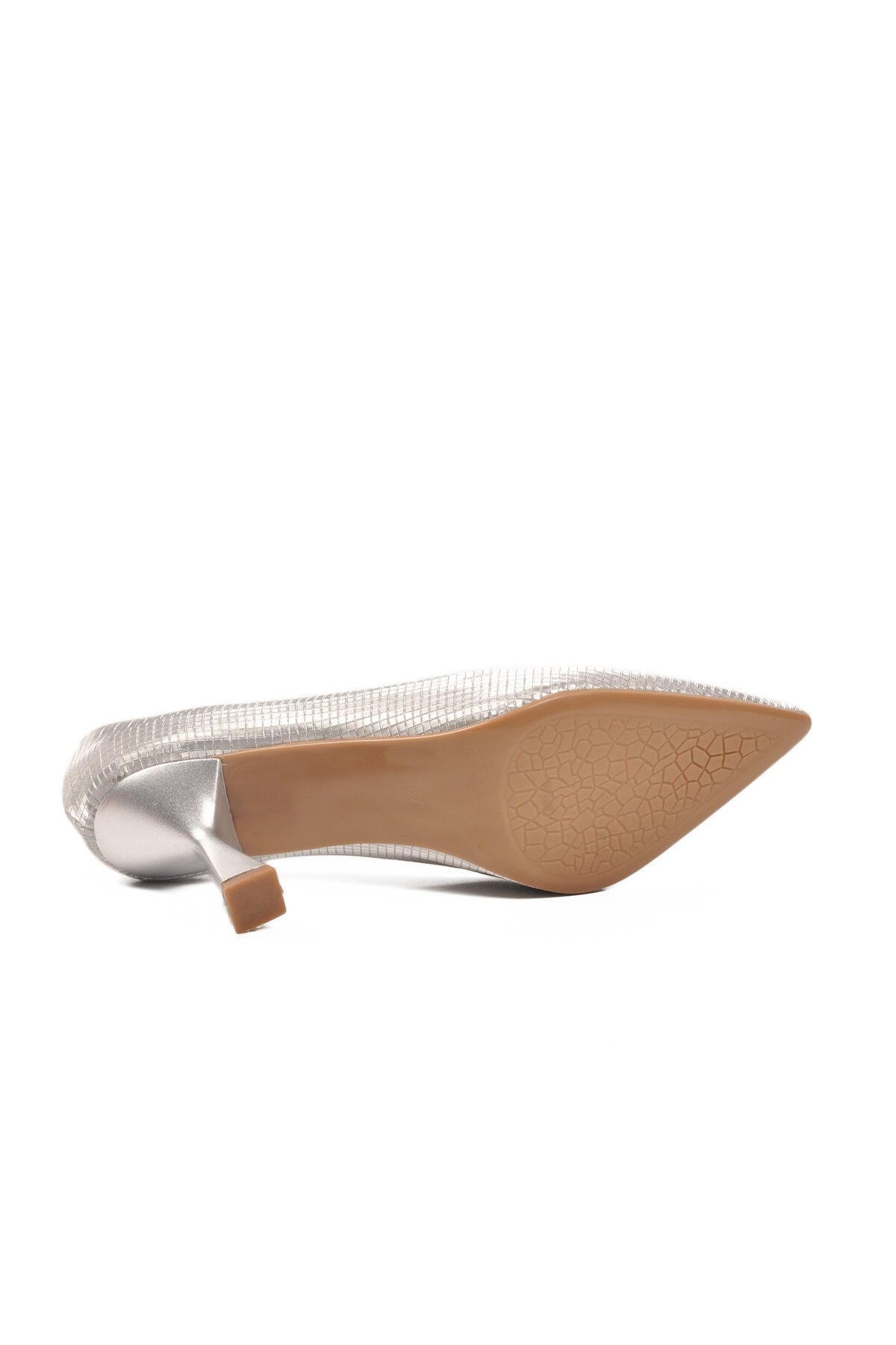 Gümüş Kadın Topuklu Ayakkabı 665140 Z