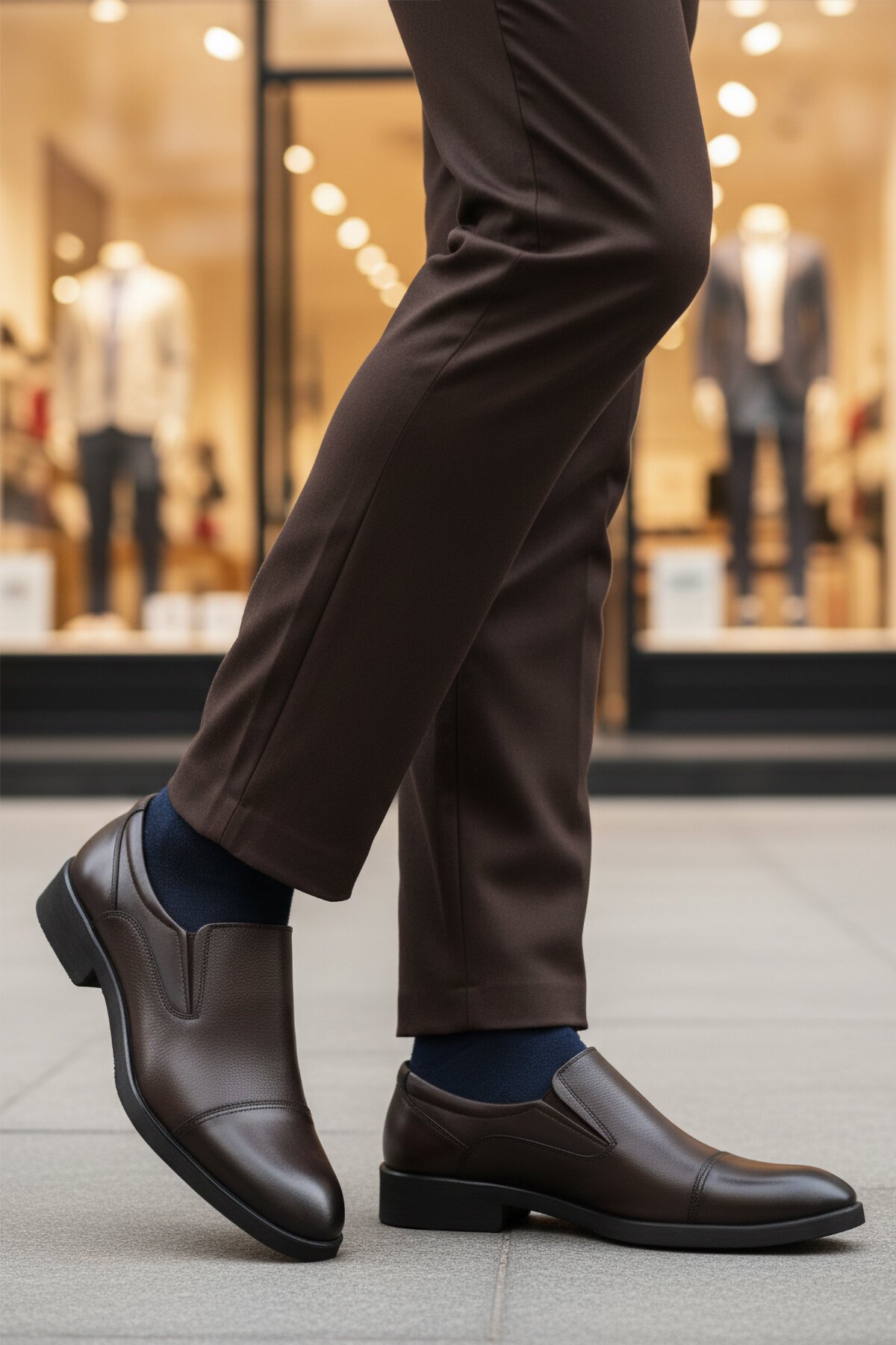 Kahve Hakiki Deri Erkek Klasik Ayakkabı 916 M