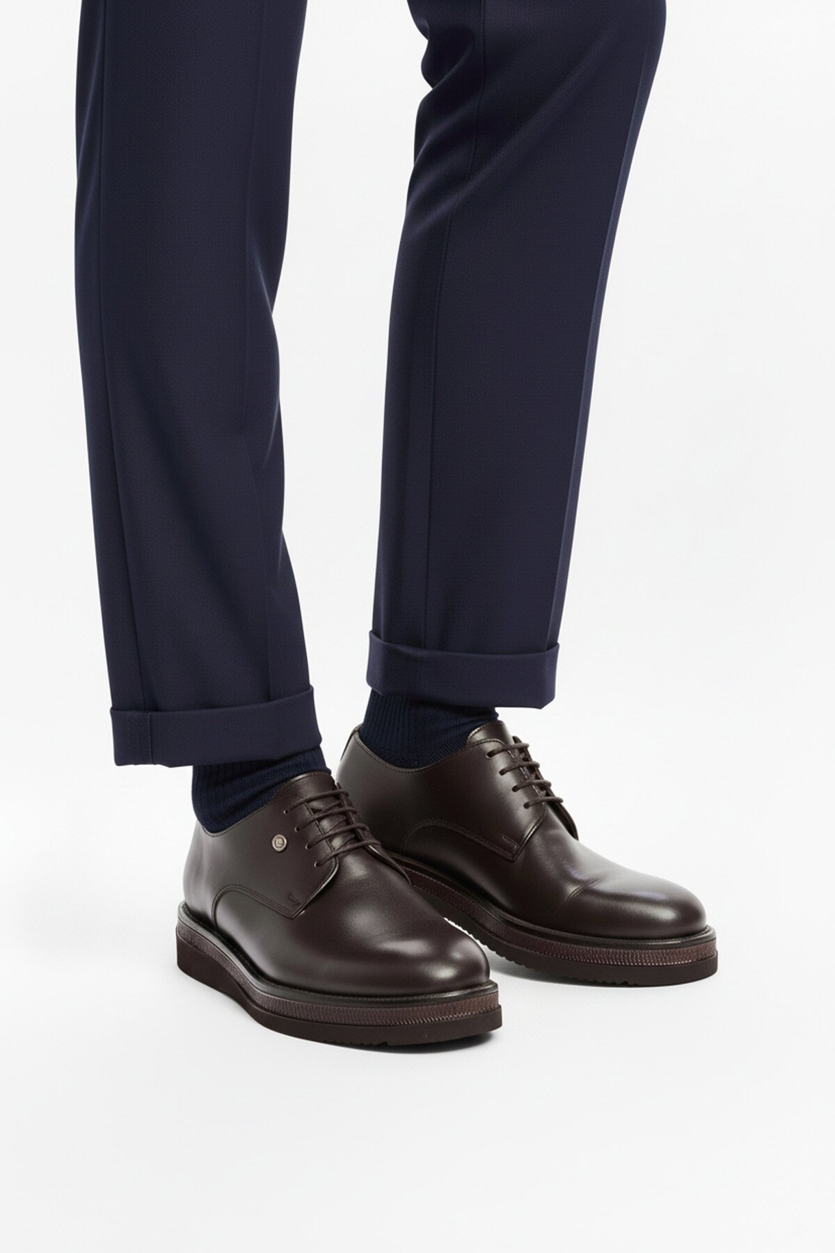 Kahverengi Hakiki Deri Erkek Klasik Ayakkabı 361004 M