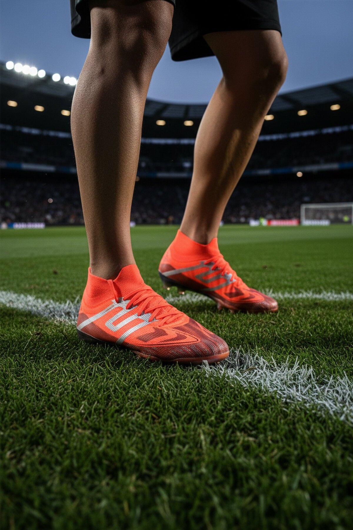 Kırmızı-Gümüş Çoraplı Unisex Krampon GKP-252-149 G