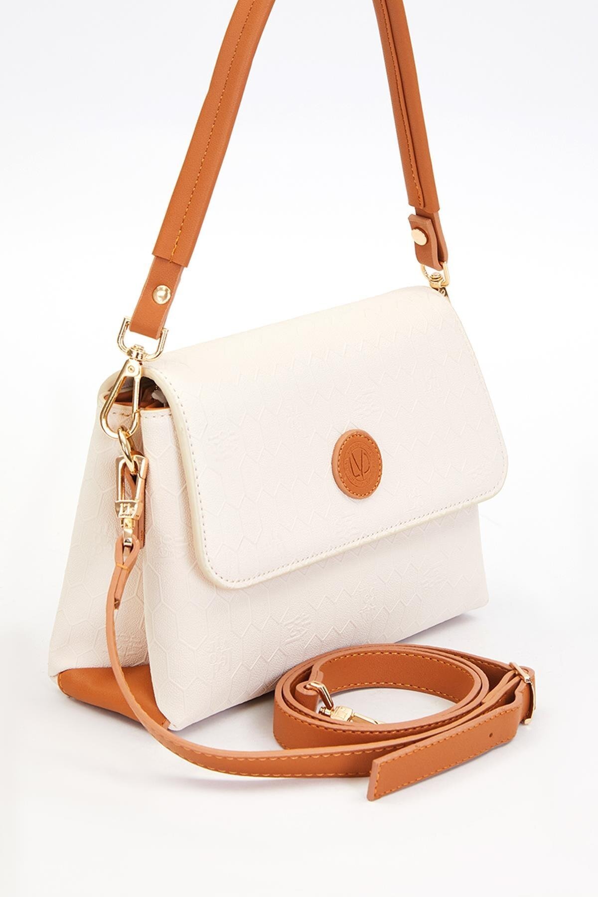 Krem  Kadın Omuz Çantası 930517 Çanta