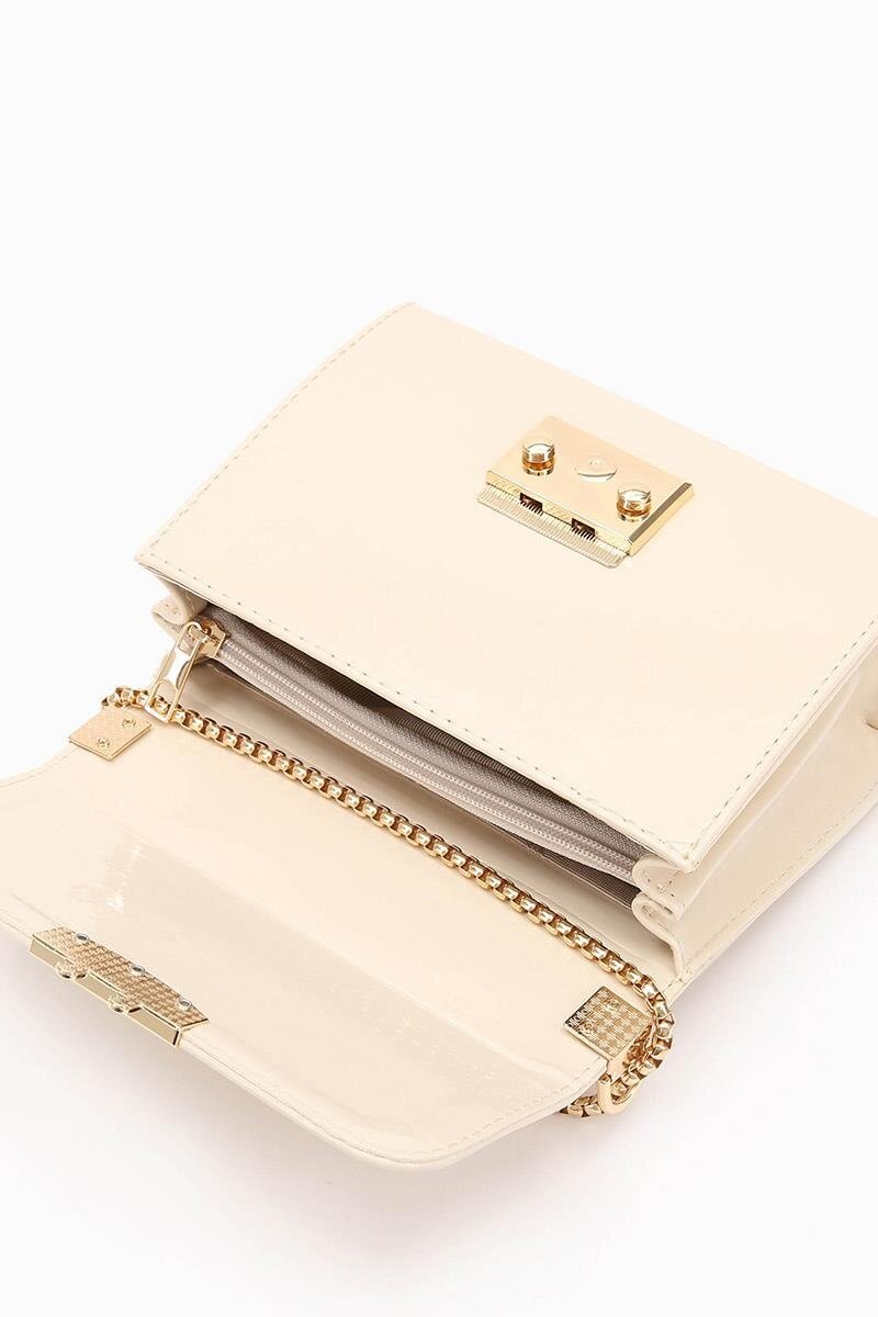 Krem Rugan  Kadın Omuz Çantası 930106 Çanta