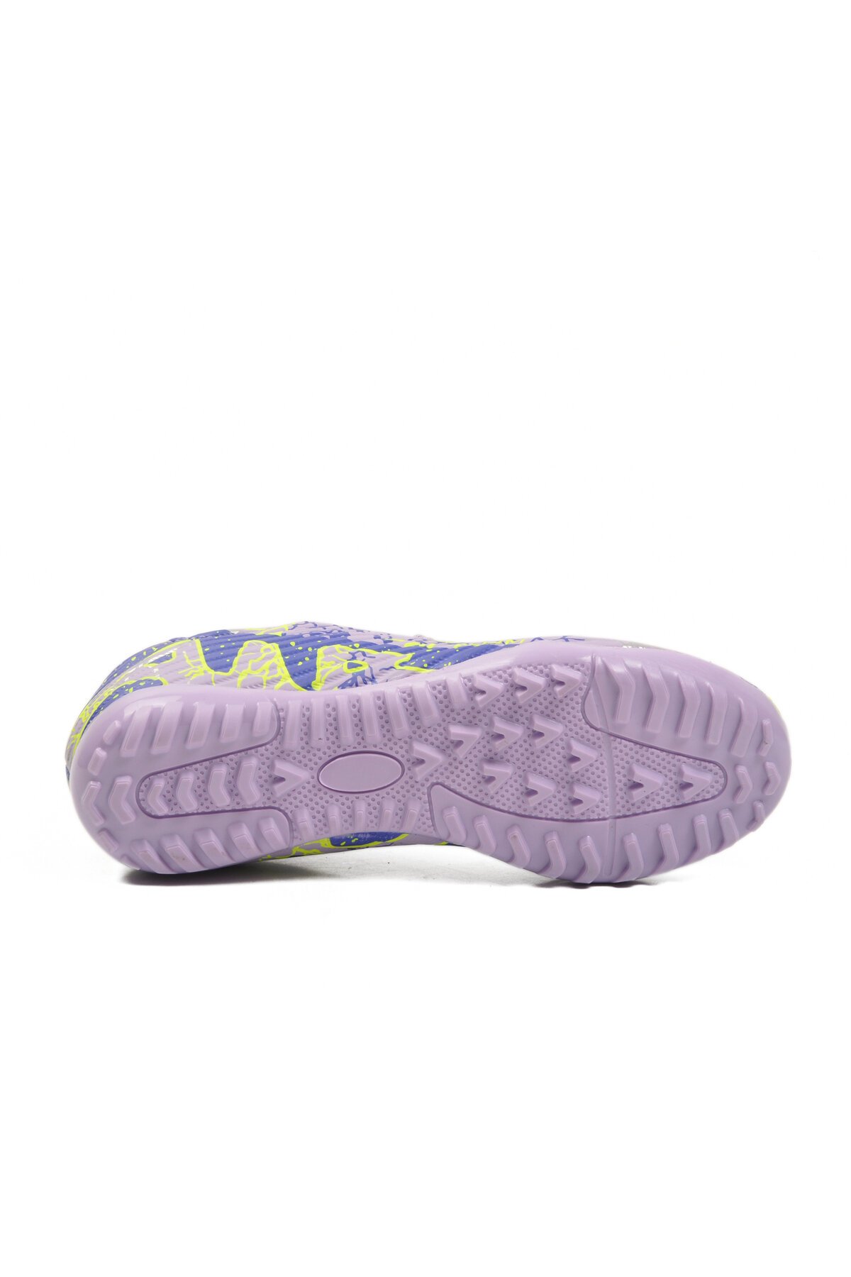 Lila-Mor Çoraplı Çocuk Halı Saha Ayakkabısı Air 600 F
