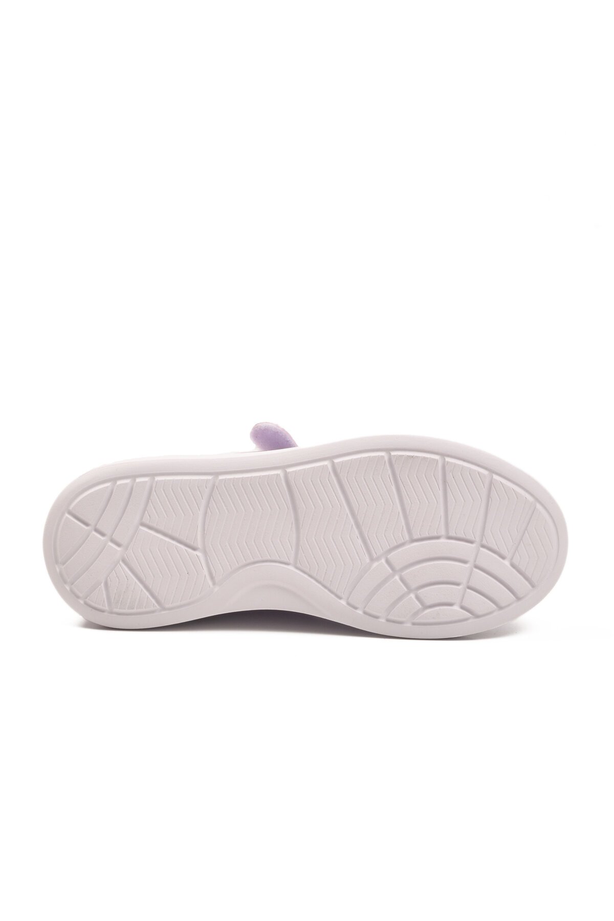 Lila Rugan-Simli Cırtlı Hafif Çocuk Spor Ayakkabı 2540-26K F