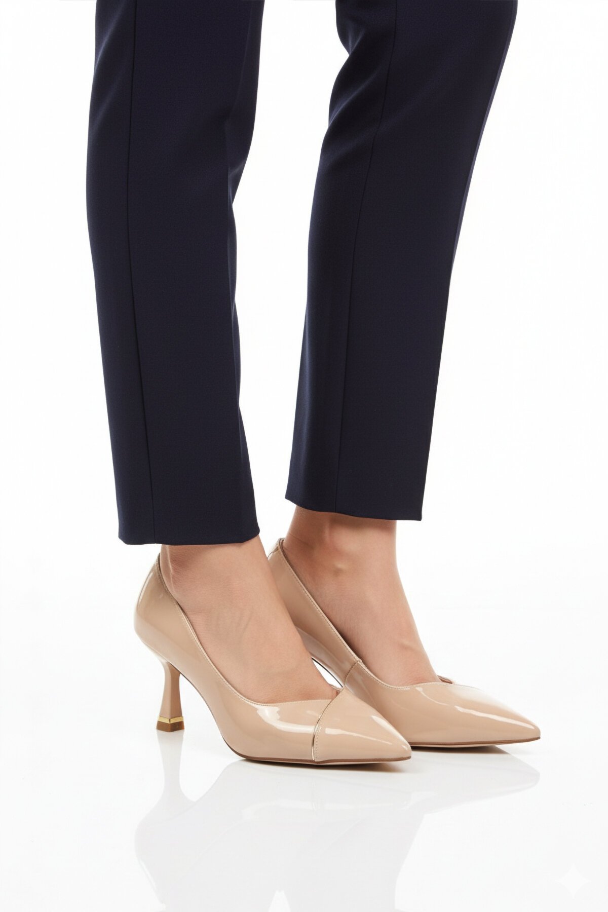 Nude Rugan Hafif Kadın Abiye Ayakkabı 357164 Z