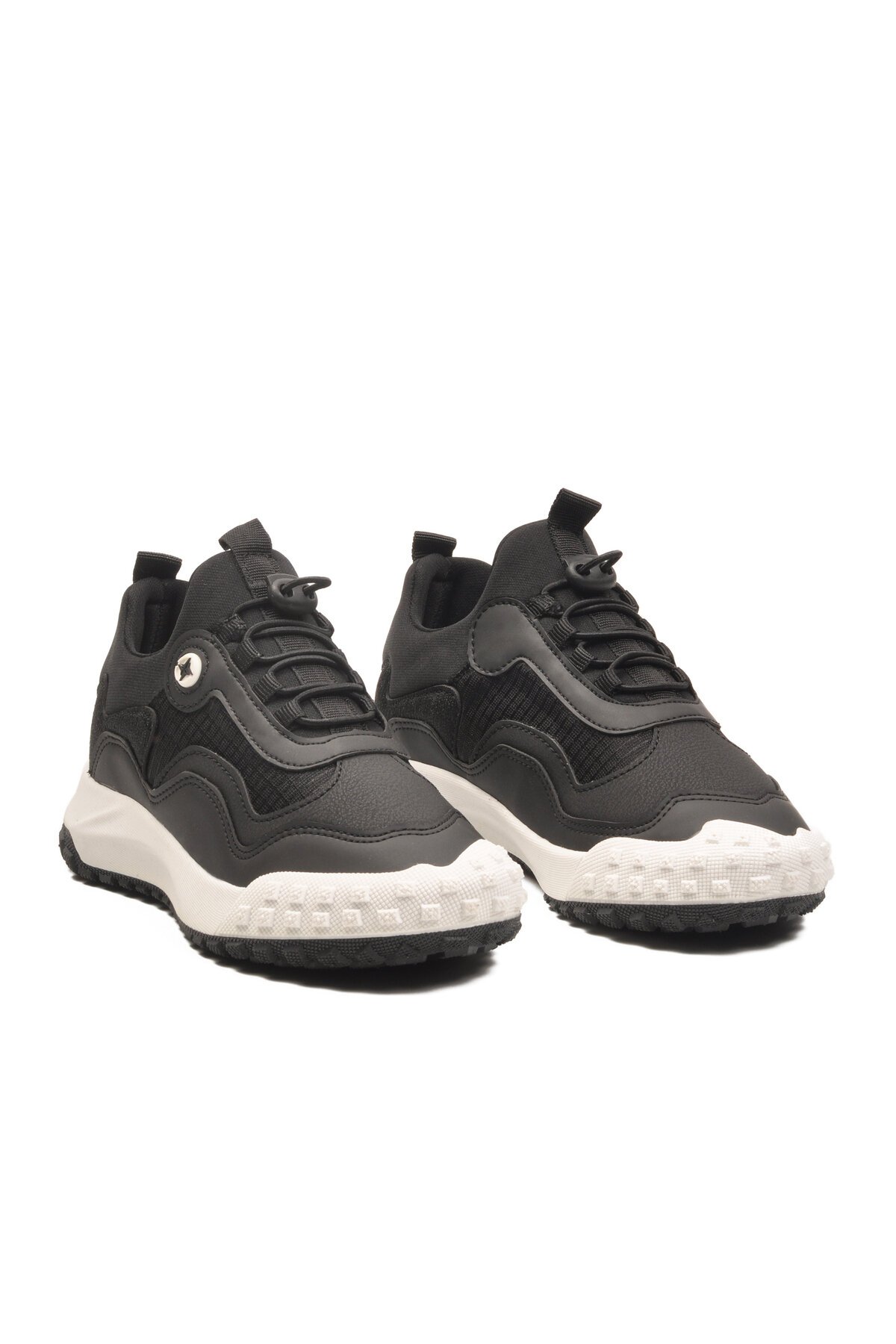 Siyah-Beyaz Çocuk Outdoor Ayakkabı G63 Kids F