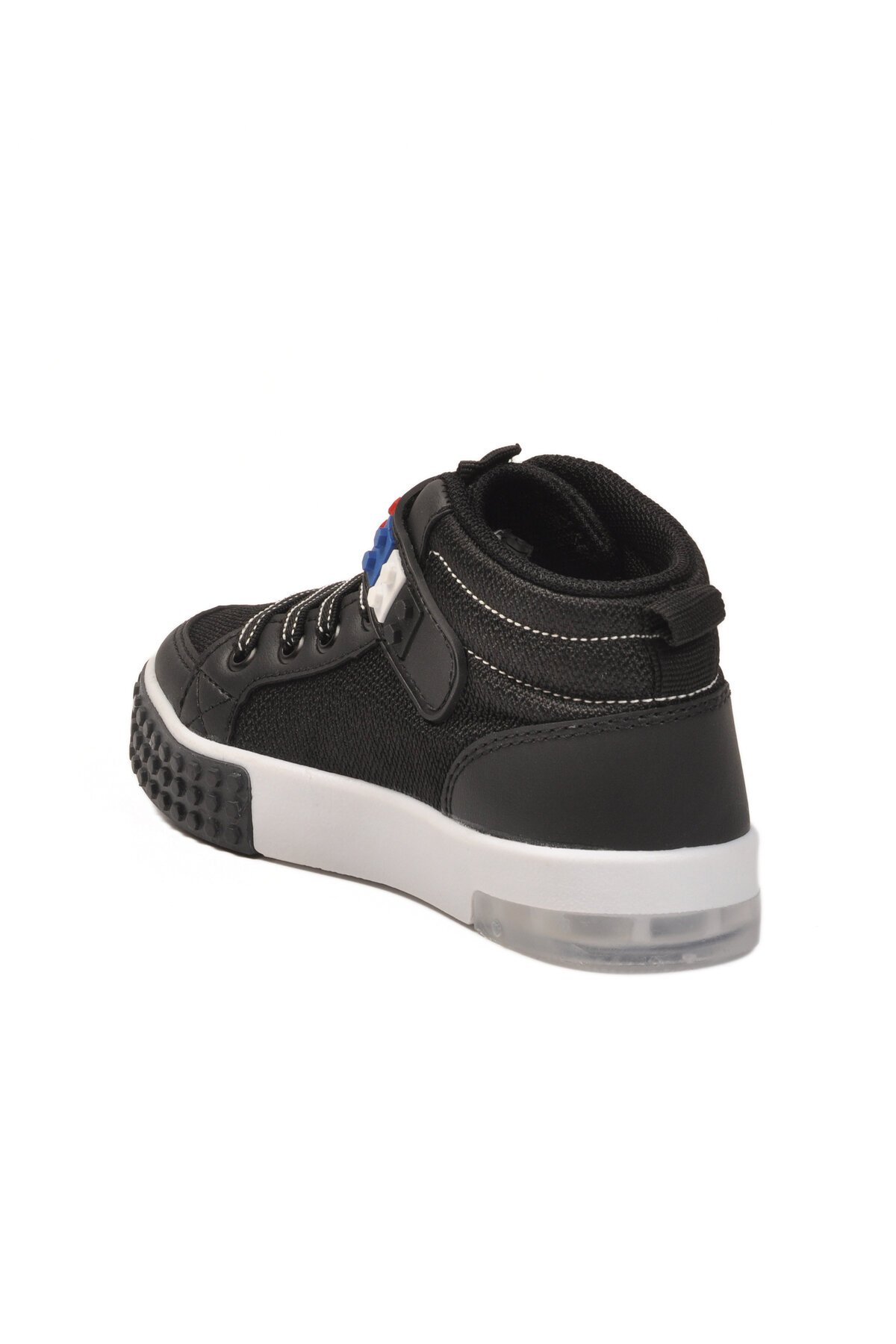 Siyah-Beyaz Fileli Çocuk Spor Ayakkabı North P