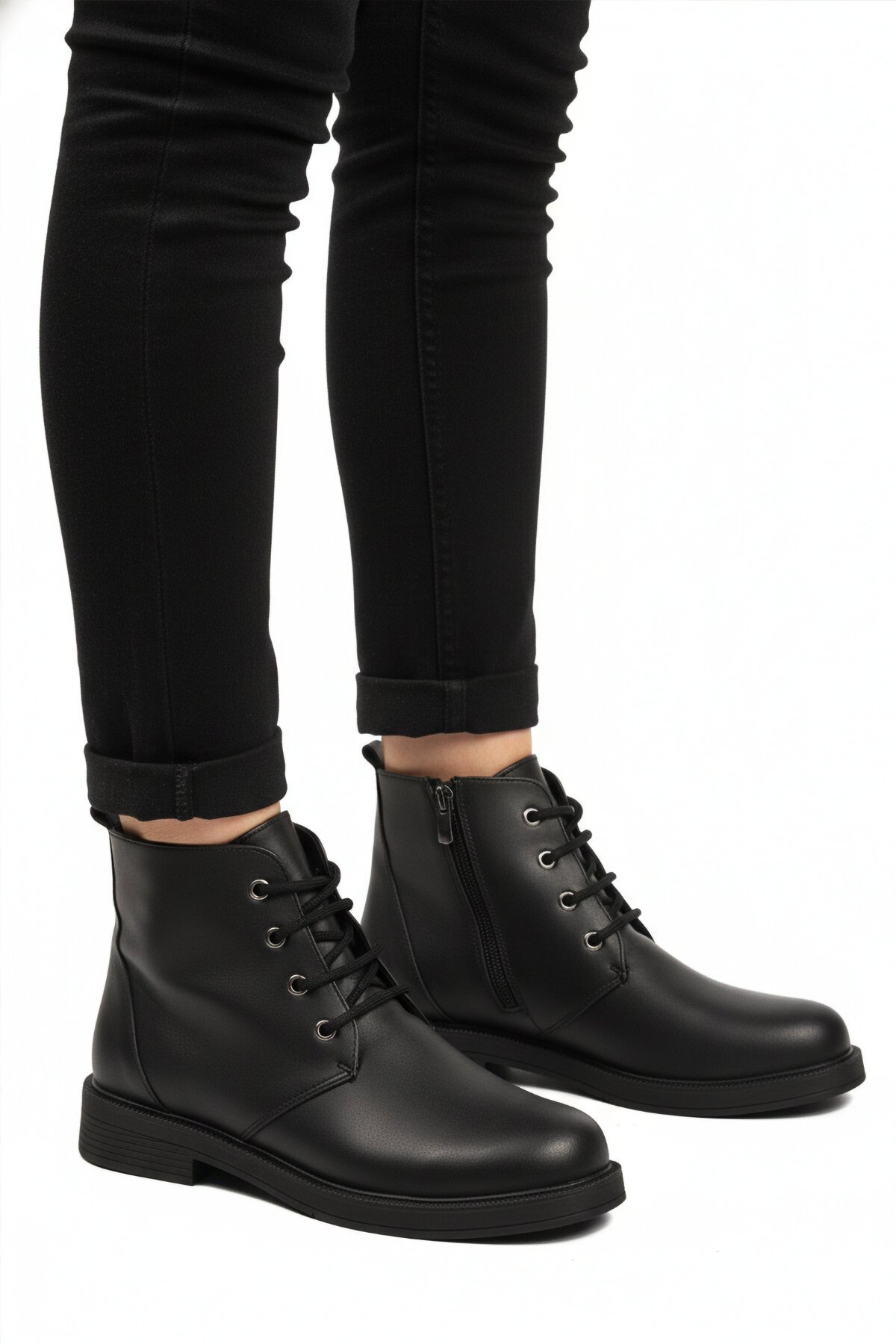 Siyah Cilt Kadın Bot 284098 Z
