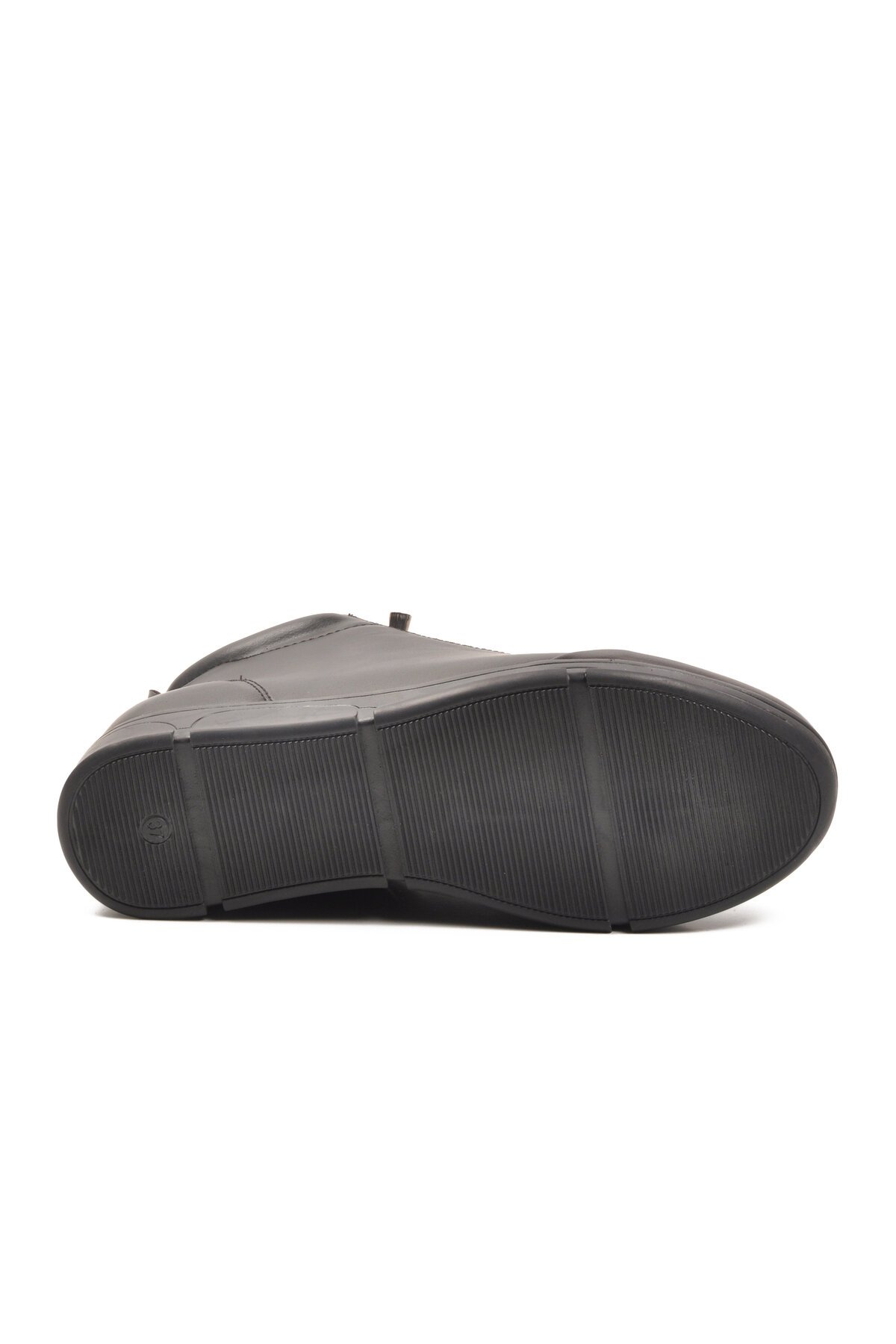 Siyah Cilt Fermuarlı Hafif Kadın Bot 293112 Z