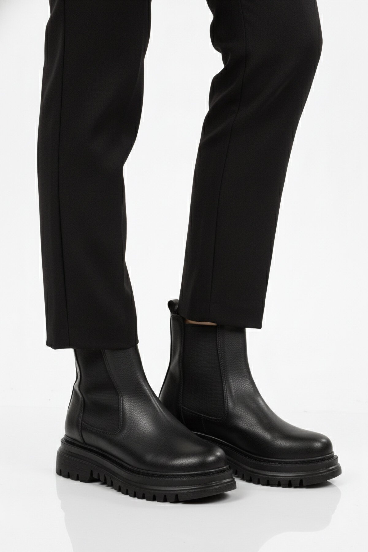 Siyah Cilt Kadın Bot 473093 Z