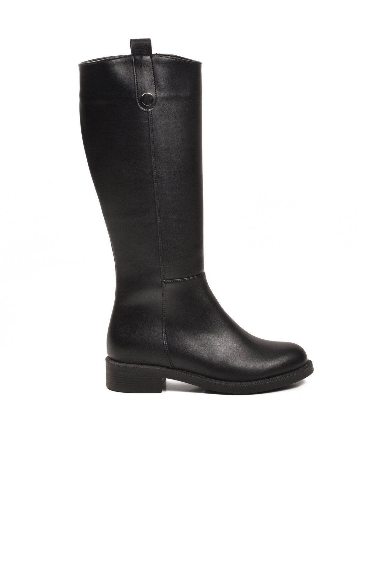 Siyah Cilt Fermuarlı Kadın Çizme 224578 Z