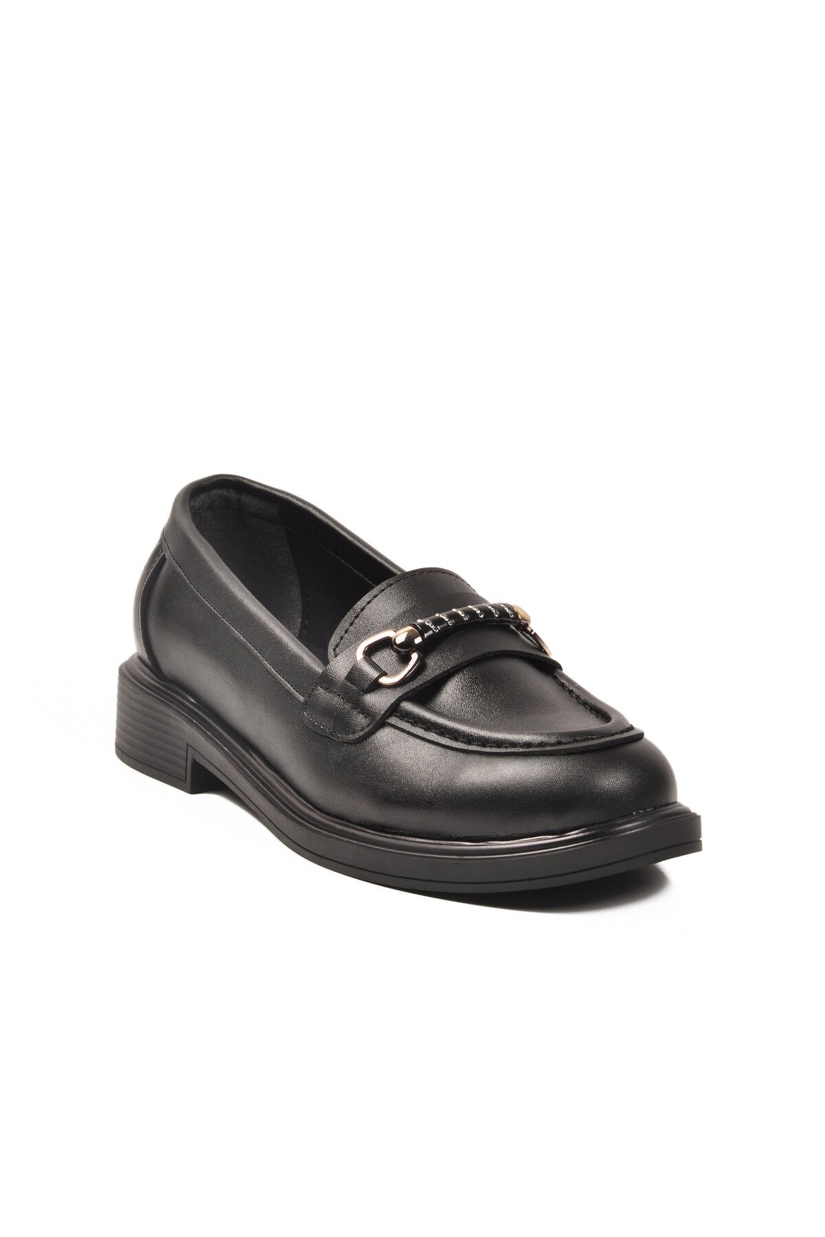 Siyah Cilt Kadın Günlük Ayakkabı 572441 Z