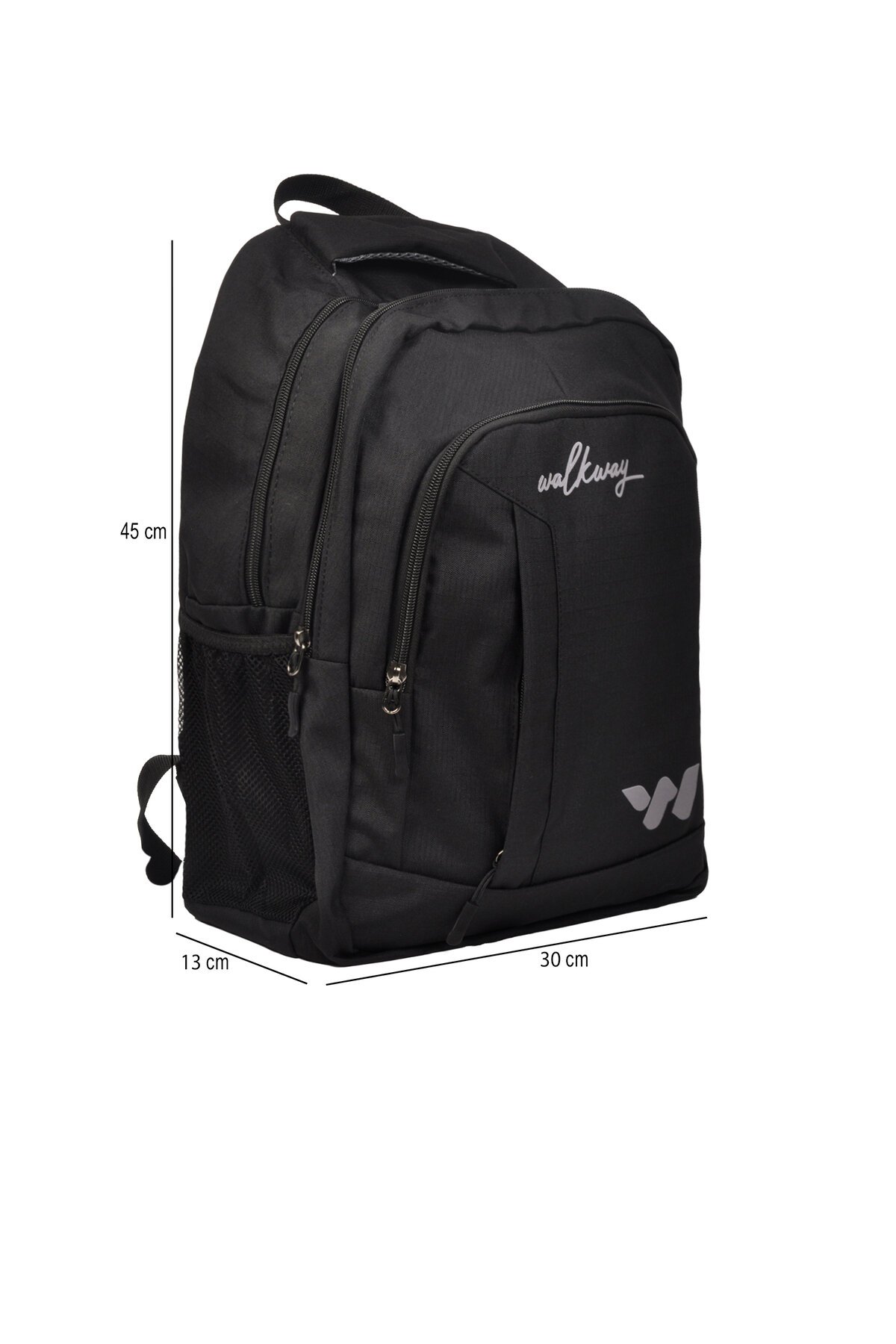 Siyah-Füme Unisex Okul Çantası Kupra Sırt Çantası