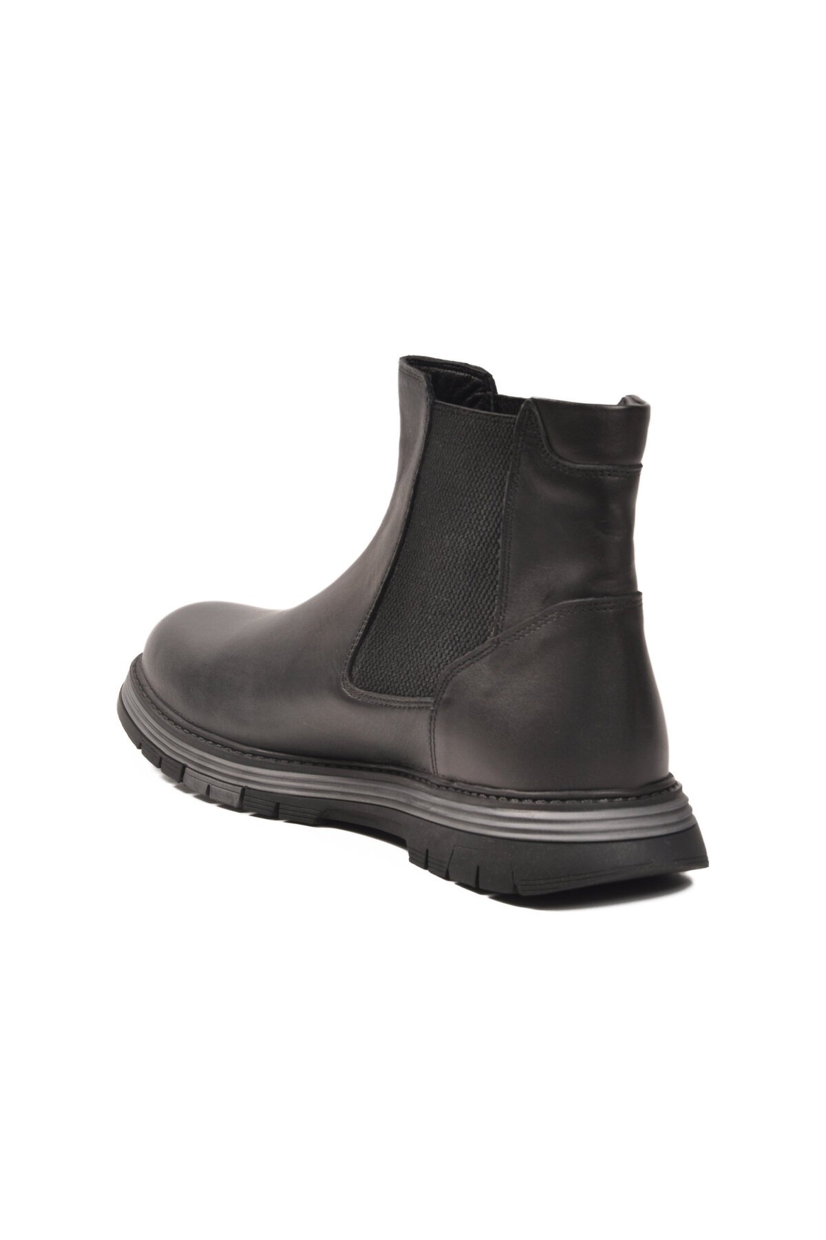 Siyah Hakiki Deri Erkek Bot 2K1234-767 M