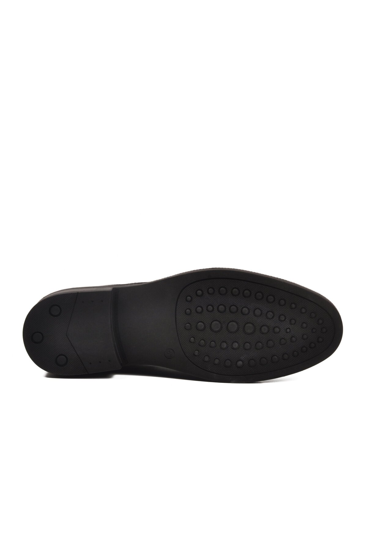 Siyah Hakiki Deri Erkek Günlük Ayakkabı 623 M