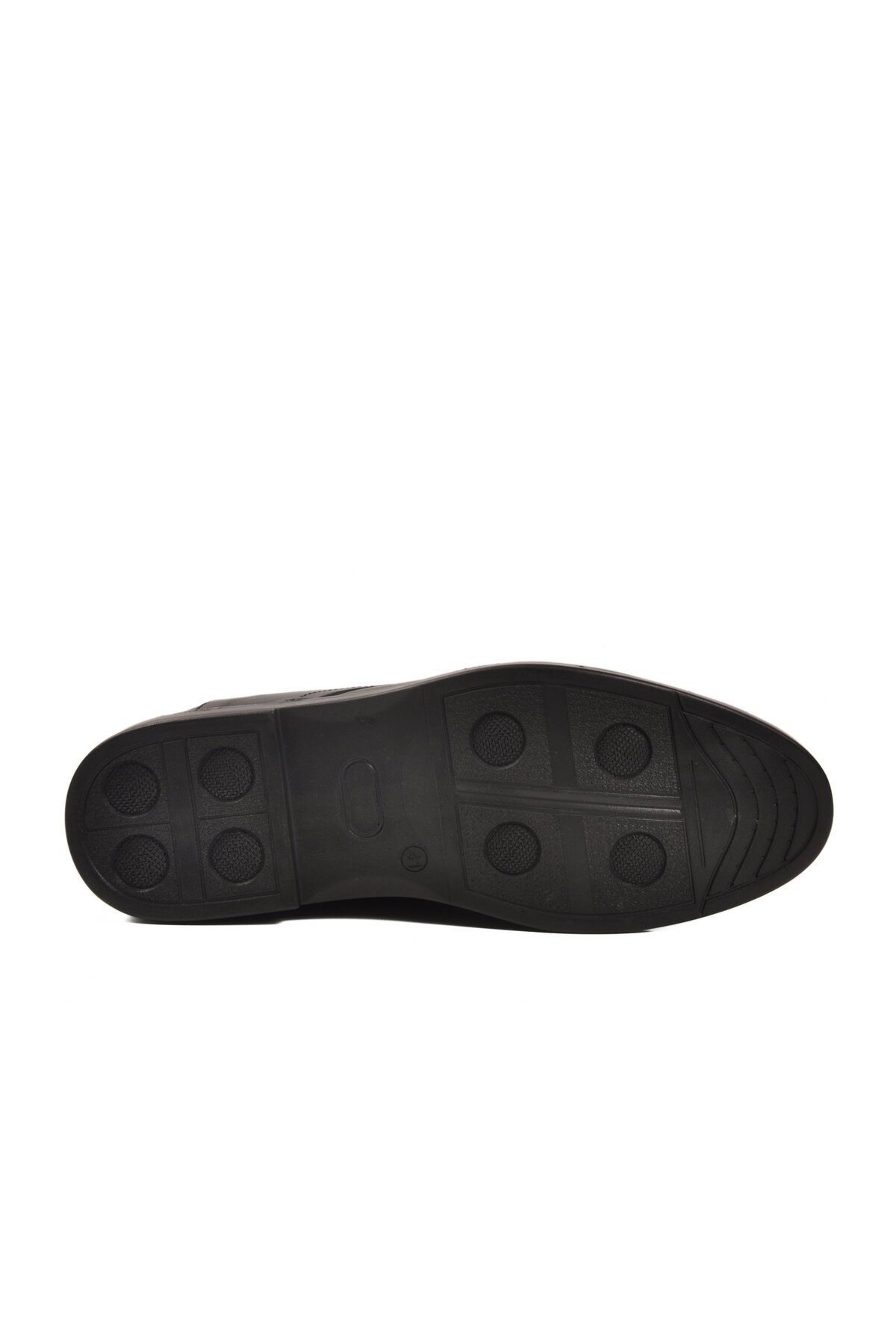 Siyah Hakiki Deri Erkek Günlük Ayakkabı DSN 2032 M