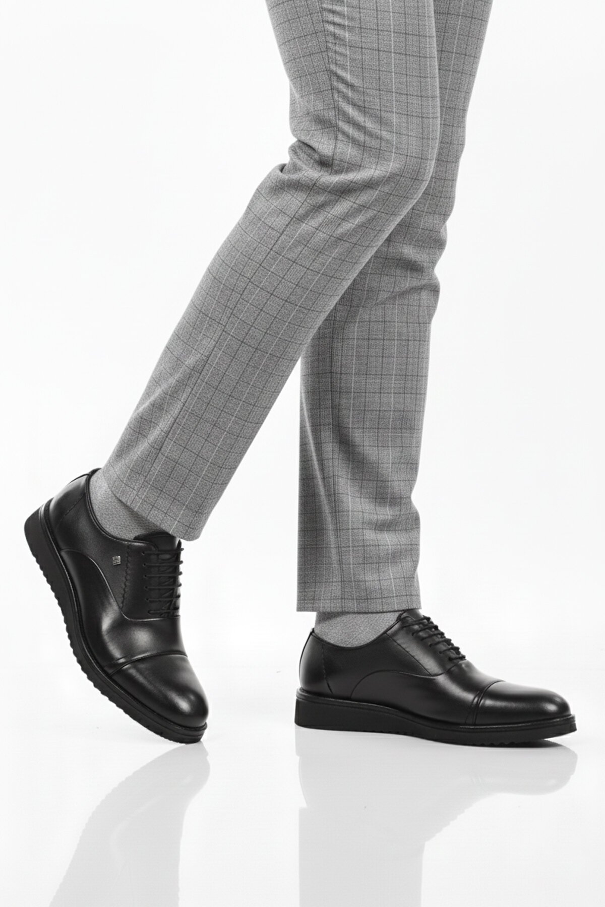 Siyah Hakiki Deri Erkek Klasik Ayakkabı 3250 M