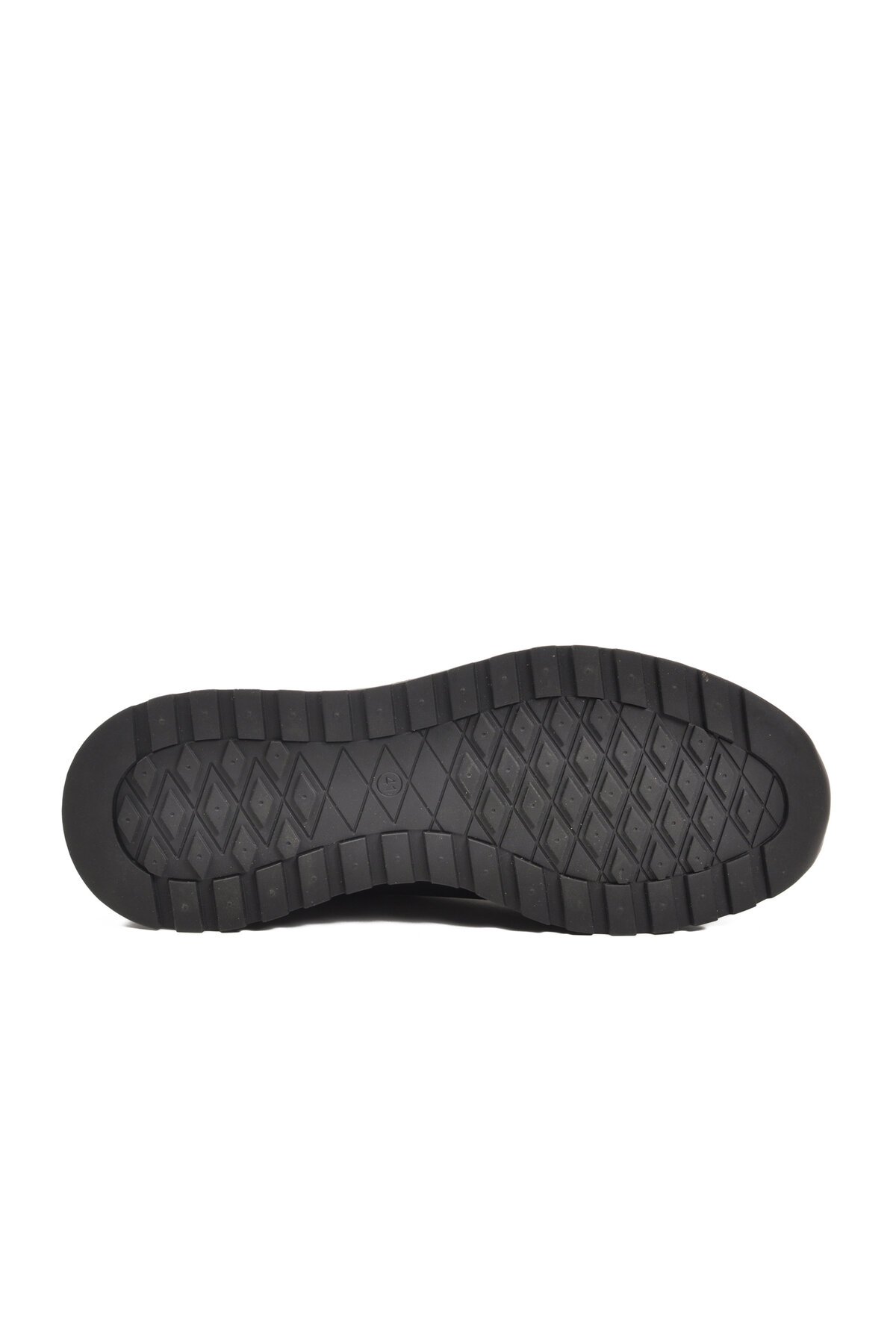 Siyah Hakiki Deri Erkek Sneaker 2036 M