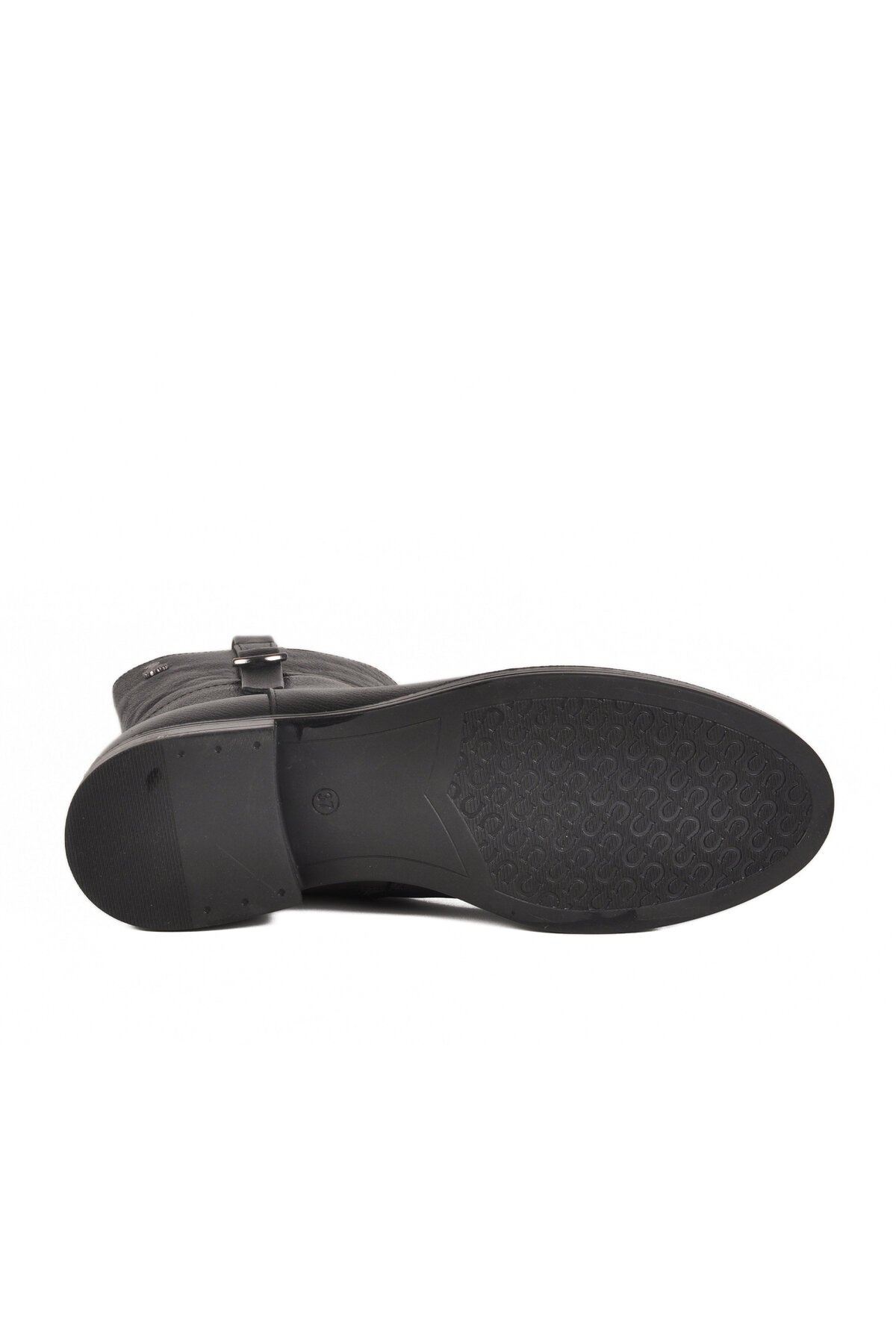 Siyah Hakiki Deri Kadın Bot 2552701K Z